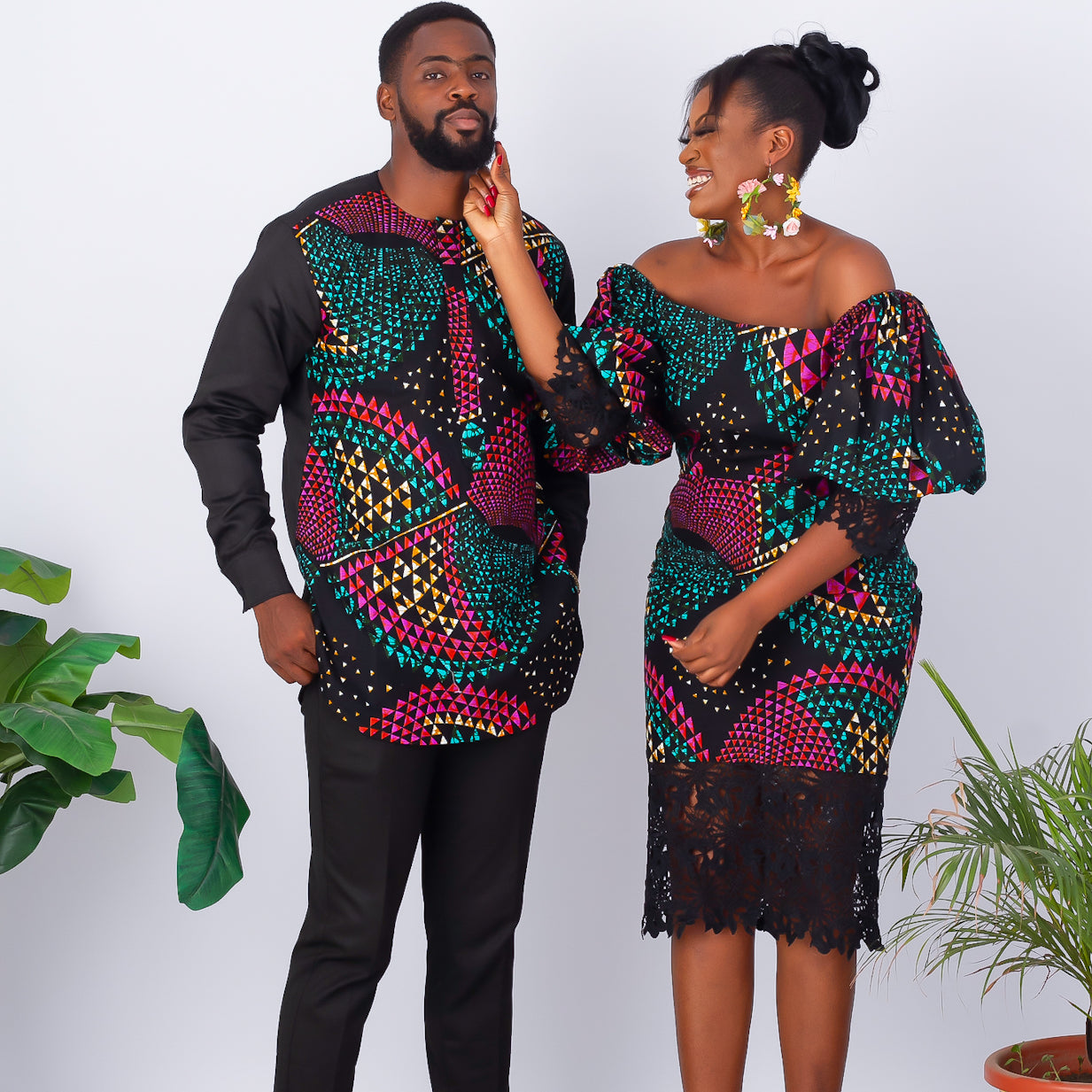 Shop African Clothing for Couples | Matching African attires for couples