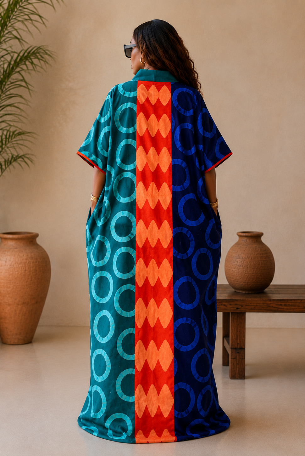 African Adire kampala dresses handmade with 100% cotton, Kampala tyed fabrics. Check out our range of African Kampala Adire dresses sustainable African Clothing handmade by local artisans in Africa. Kaftans, Boubou, Lounge wear, Bubu, comfortable boubou outfits, Plus size