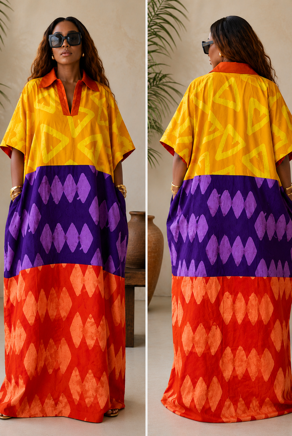 African Adire kampala dresses handmade with 100% cotton, Kampala tyed fabrics. Check out our range of African Kampala Adire dresses sustainable African Clothing handmade by local artisans in Africa. Kaftans, Boubou, Lounge wear, Bubu, comfortable boubou outfits, Plus size