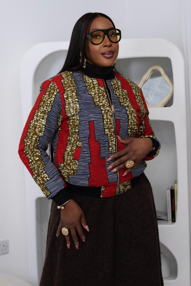 African Print Bomber Jacket | African print Biker Jacket | Ankara print Bomber Jacket | African Print Outerwear | African Winter style for women | sustainable African Fashion | recycled African print clothing | Ethically sourced fashion | ethically sourced clothing | handmade clothing | African clothing for women | Ankara jacket | Tribal prints kimono | Floral African print clothing | Cotton Blazer | African print workwear | African clothing UK | Black-owned fashion brand | UK Based African Fashion Brand