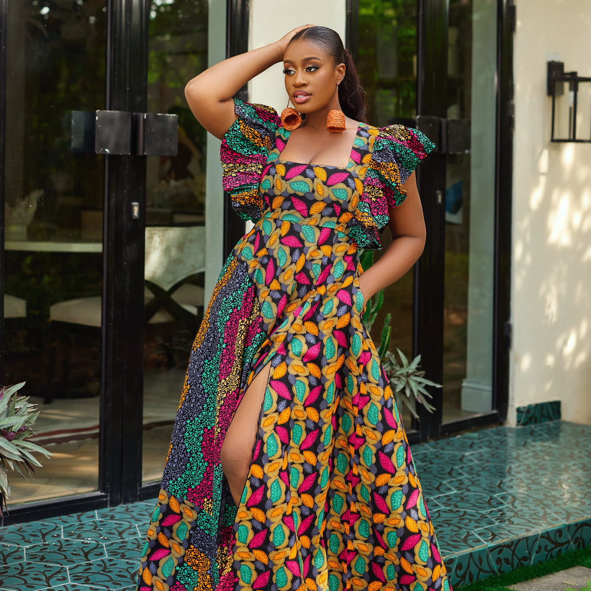 African Print Dress