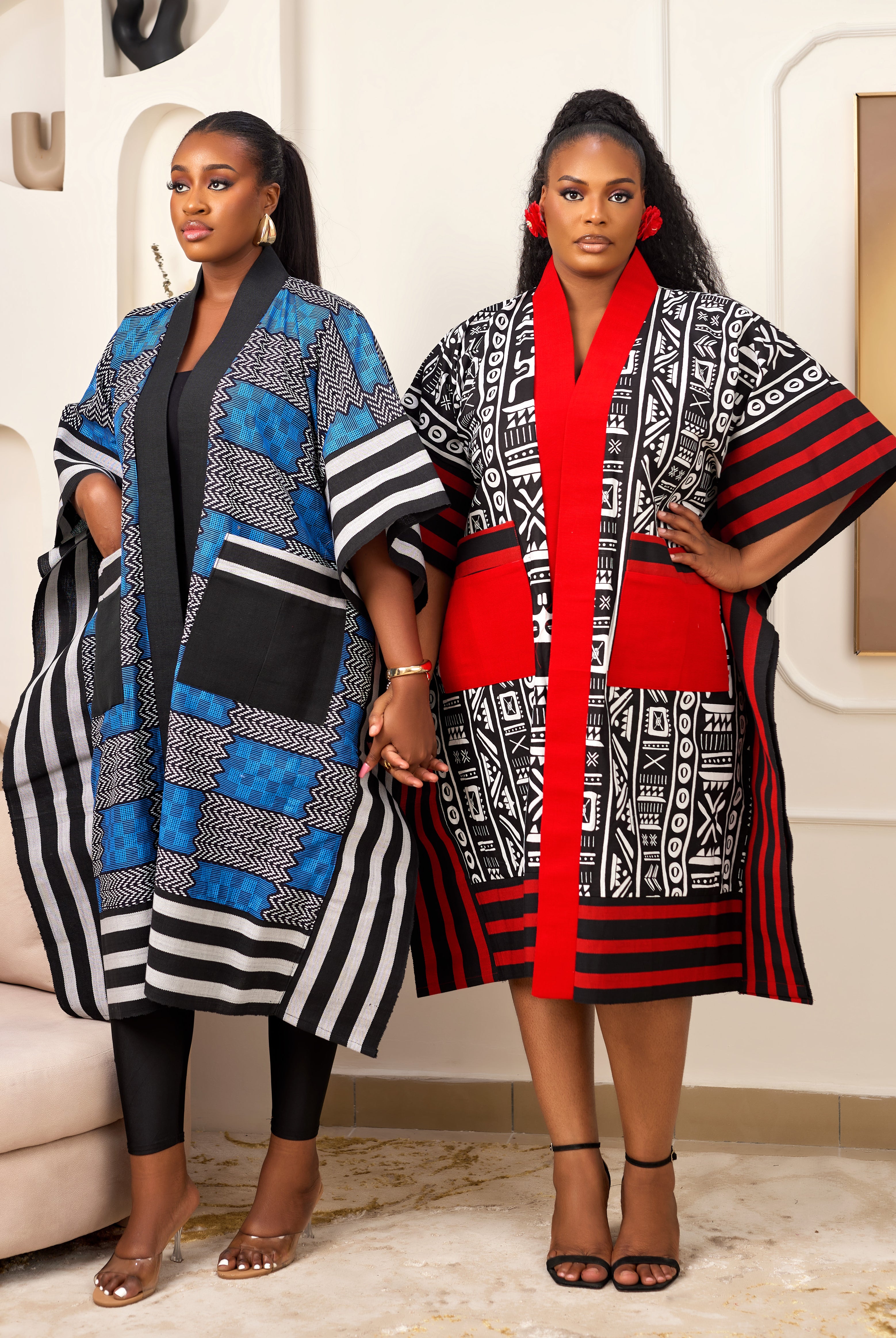 African Print Asoke outerwear | African print Asoke Jacket | Ankara Asoke kimono with headwrap| African Print Outerwear | Fall Fashion for African women | sustainable African Fashion | recycled African print clothing | Ethically sourced fashion | ethically sourced clothing | handmade clothing | African clothing for women | Ankara jacket | Tribal prints kimono | Floral African print clothing | Cotton Ankara Asoke coveru | African print workwear | African clothing UK | Black-owned fashion brand | Asoke Kimono