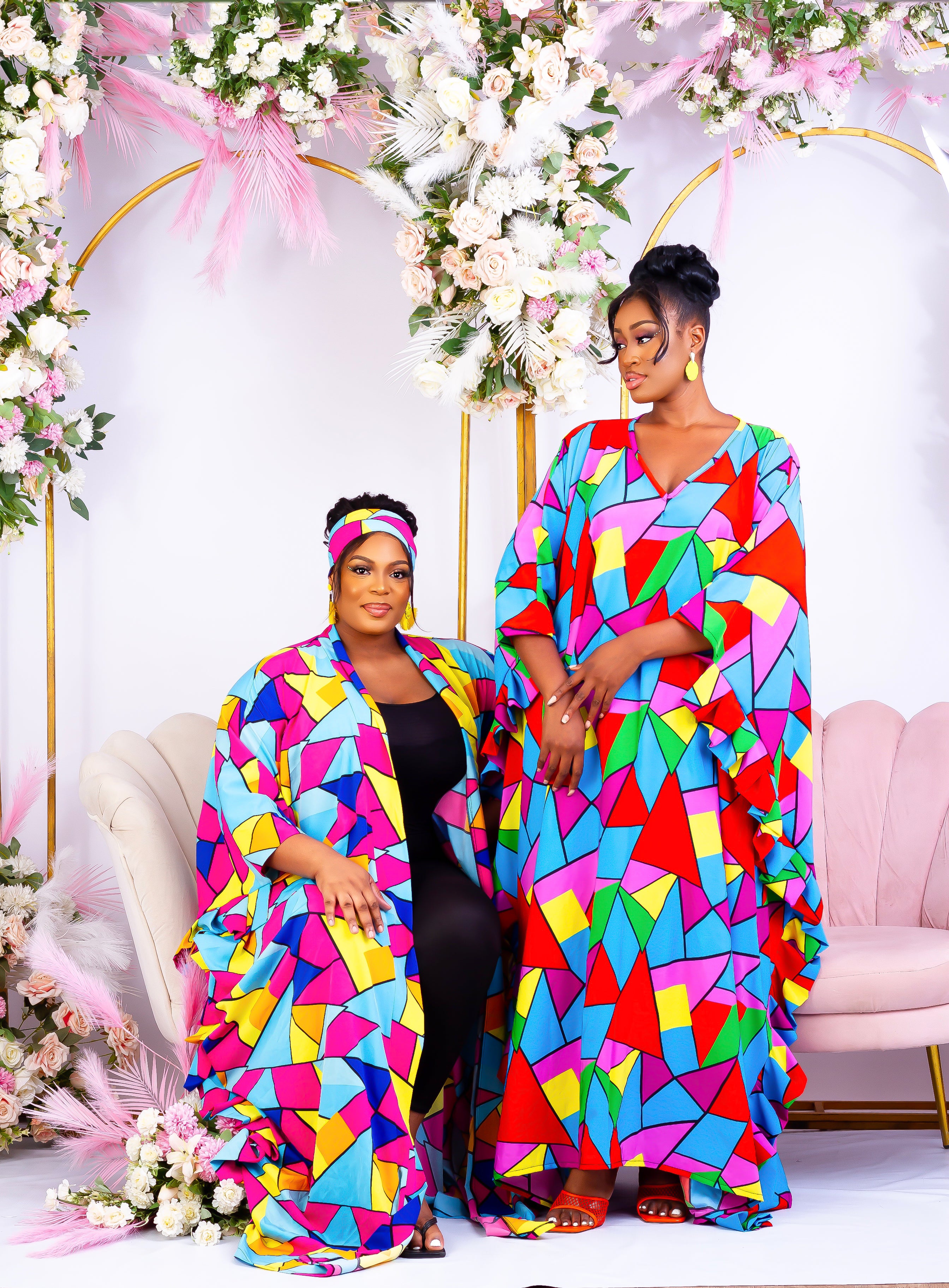 Discover trendy sustainable African apparel in the UK. Handmade African Print Kimono, African print coverups, outerwear for a day on the beach African print Jacket| Ankara jacket | Tribal prints kimono | Floral African print clothing | Cotton Blazer | African print workwear | African clothing UK | Black-owned fashion brand | UK Based African Fashion Brand