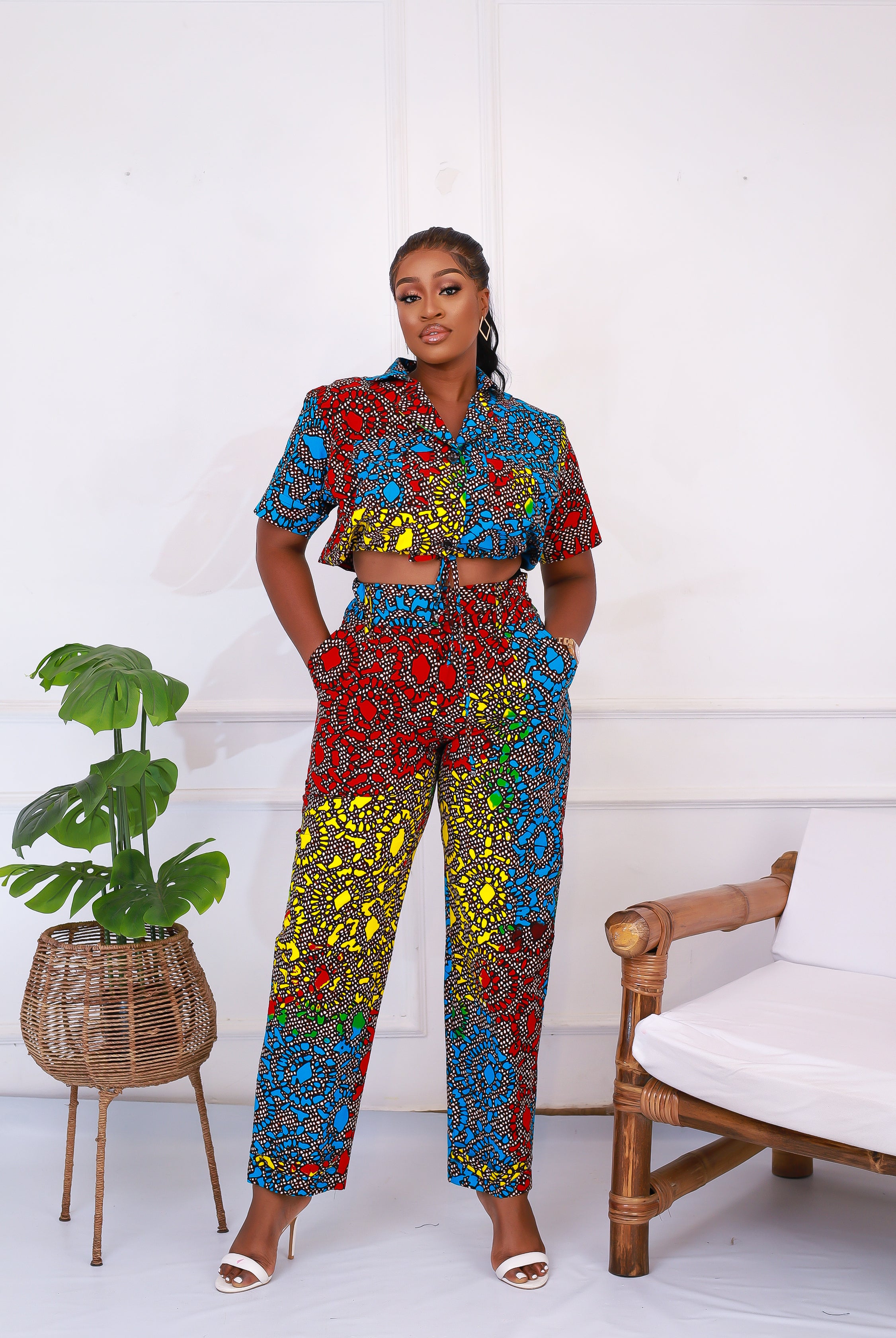 African print wide leg trousers | African print trousers UK | African print pants | African Print wide leg pants | African print clothing UK | Ready to wear African print pants | African Trouser styles | African clothing | African outfit | Ankara print  Trousers | Ankara pants for Women | Ankara Styles Trousers for ladies | African pallazo Trousers | Danshiki Trousers | High waist African print wide leg pants | African high waist pants| African loose fit Trousers | African print Trousers