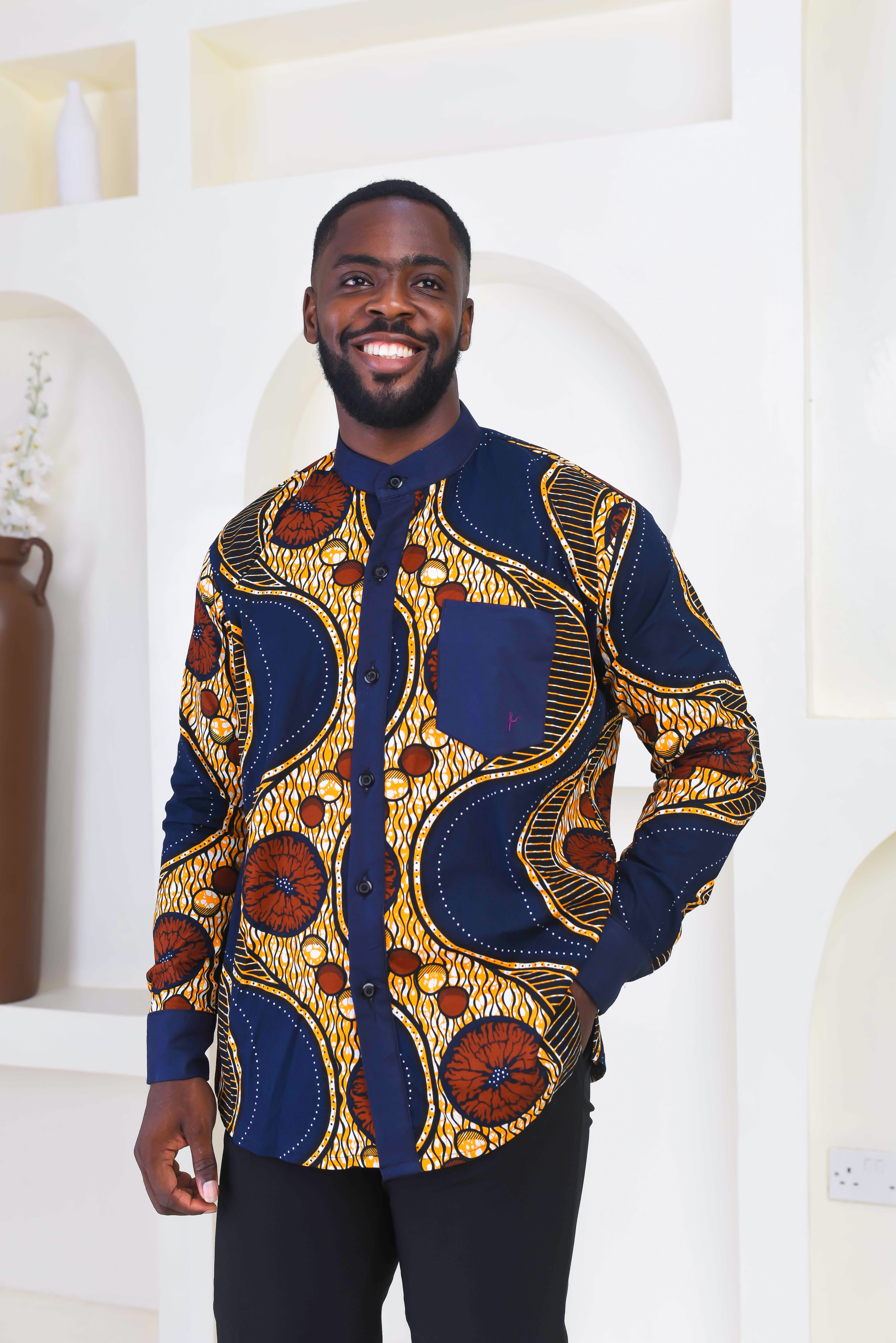 African print Shirt for Men | African Ankara Sweatshirt | African Clothing for Men | African print long sleeve shirt | Modern African Clothing for men | African shirt | Tribal pattern shirt for men | Ankara shirt | African print shorts | African print clothing UK | African print apparel | African Print clothing online | Trendy African clothing store | Buy African outfits for men | Matching African Print outfits | 2 pcs African print clothing