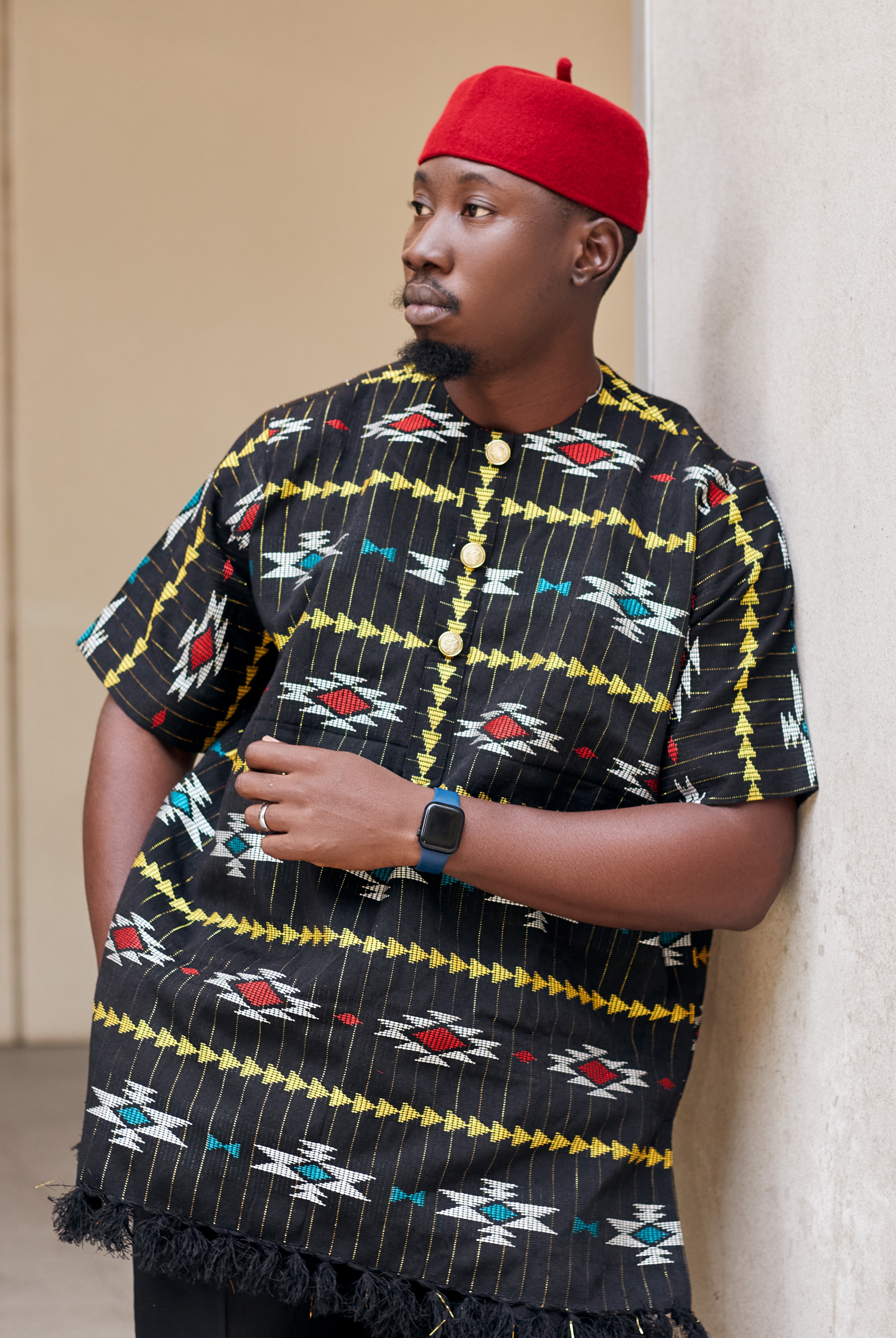 Igbo Chieftaincy Red Cap crafted for cultural ceremonies, weddings, Traditional Nigerian menswear with timeless heritage style. Shop authentic Chieftaincy Caps