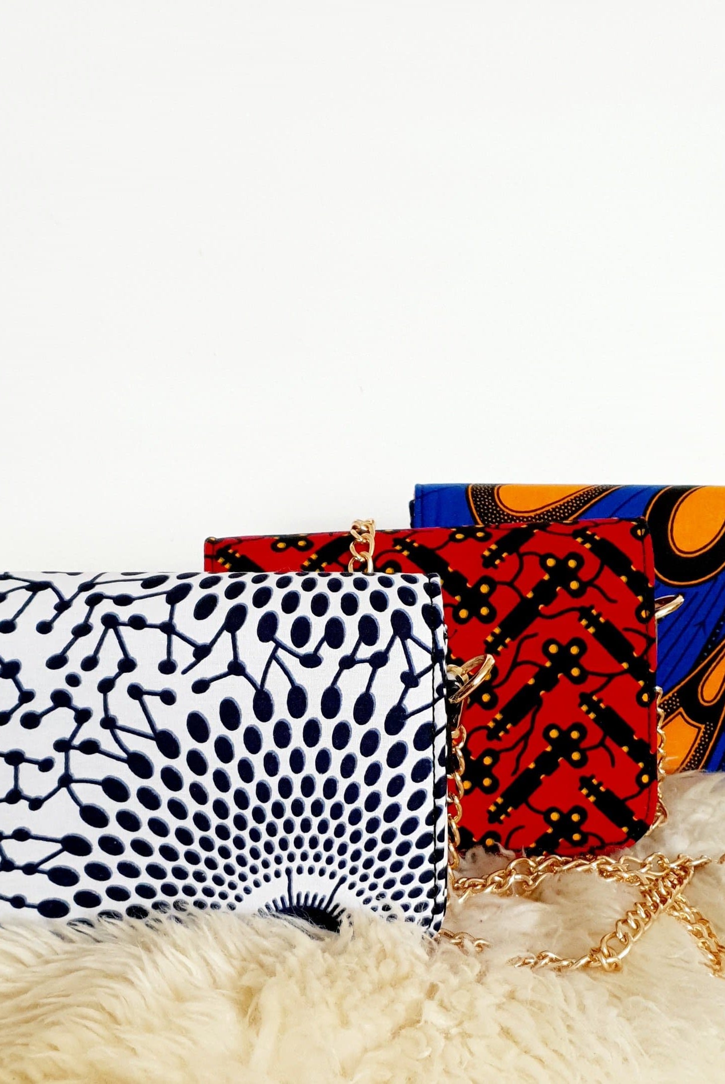 African Print Shoulder Bag Crossbody Ankara Print Bag - Leila - African Clothing from CUMO LONDON