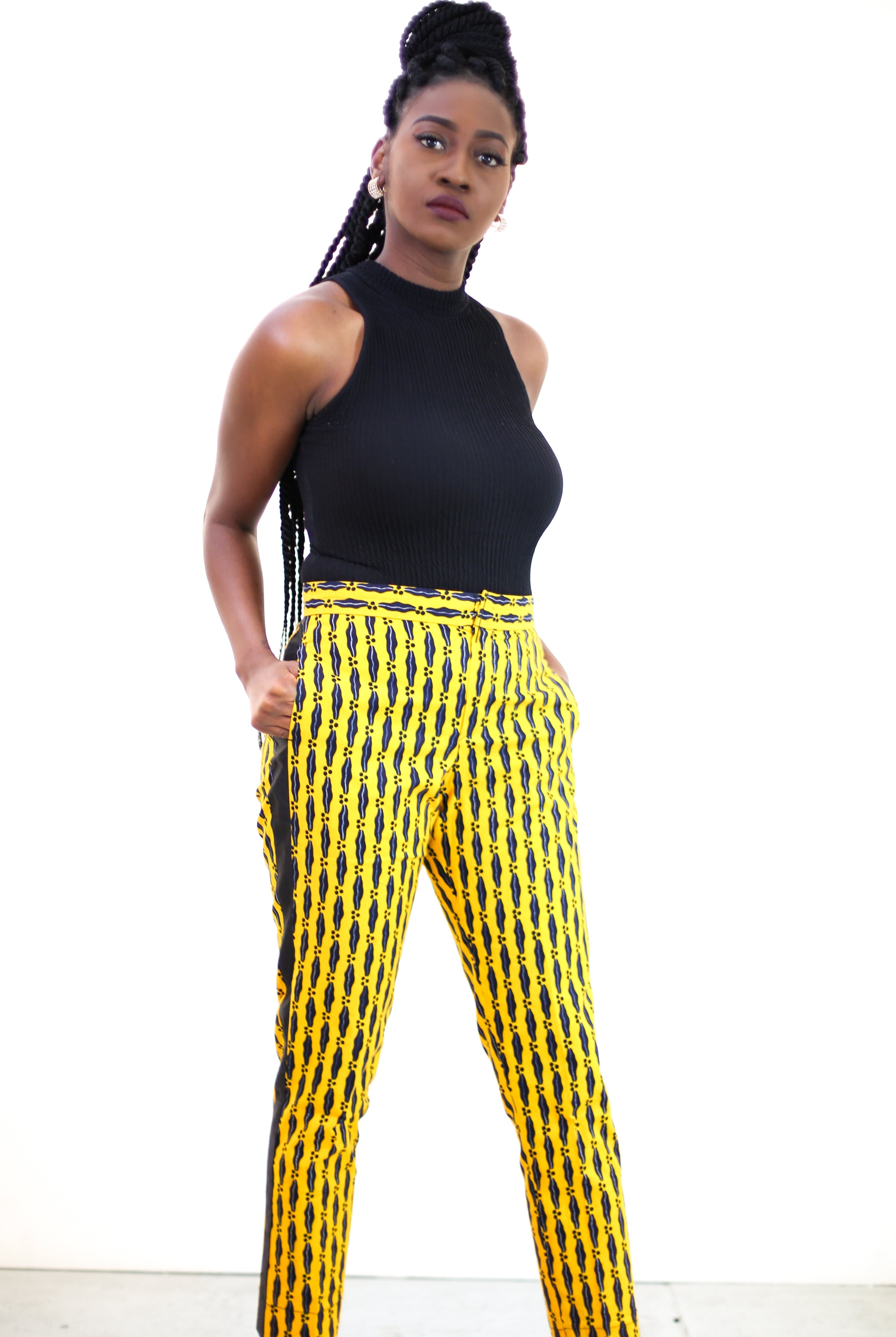 African Print Ankara Trousers - African Clothing from CUMO LONDON