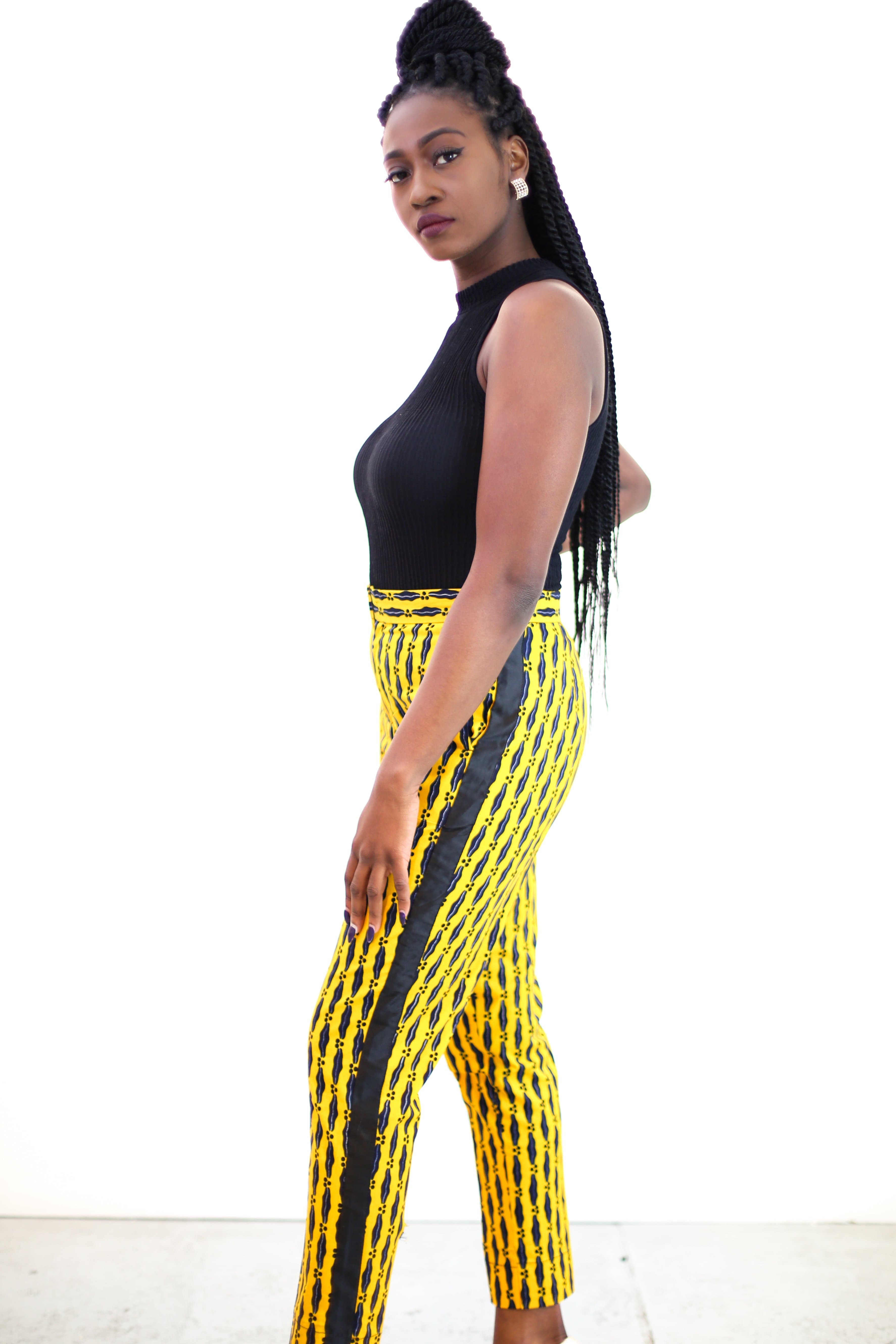 African Print Ankara Trousers - African Clothing from CUMO LONDON