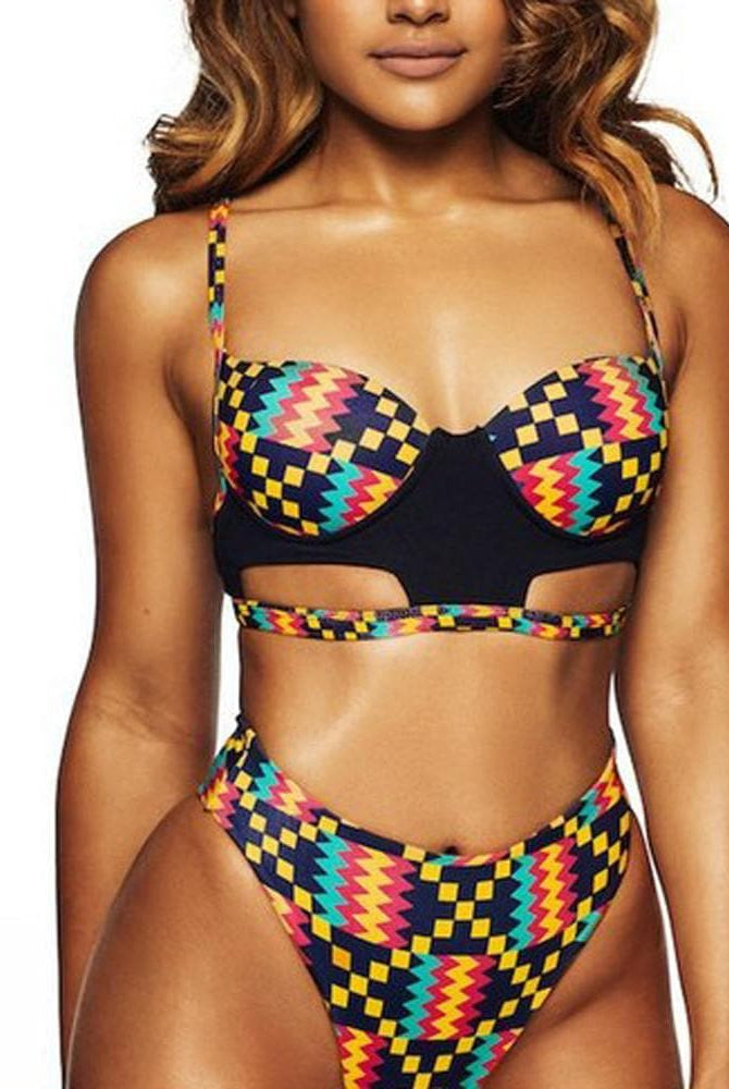 carnival outfit | African festival outfit | festival costume | Trendy African print swimwear | 2pc Swimwear made with kente prints | Ankara swimsuit for women | ethnic swim suits | tribal beachwear | Tribal swimwear | bathing suit made with African print kente | swimsuit handmade with kente african print | ethnic swimming costume | African print swimming costume