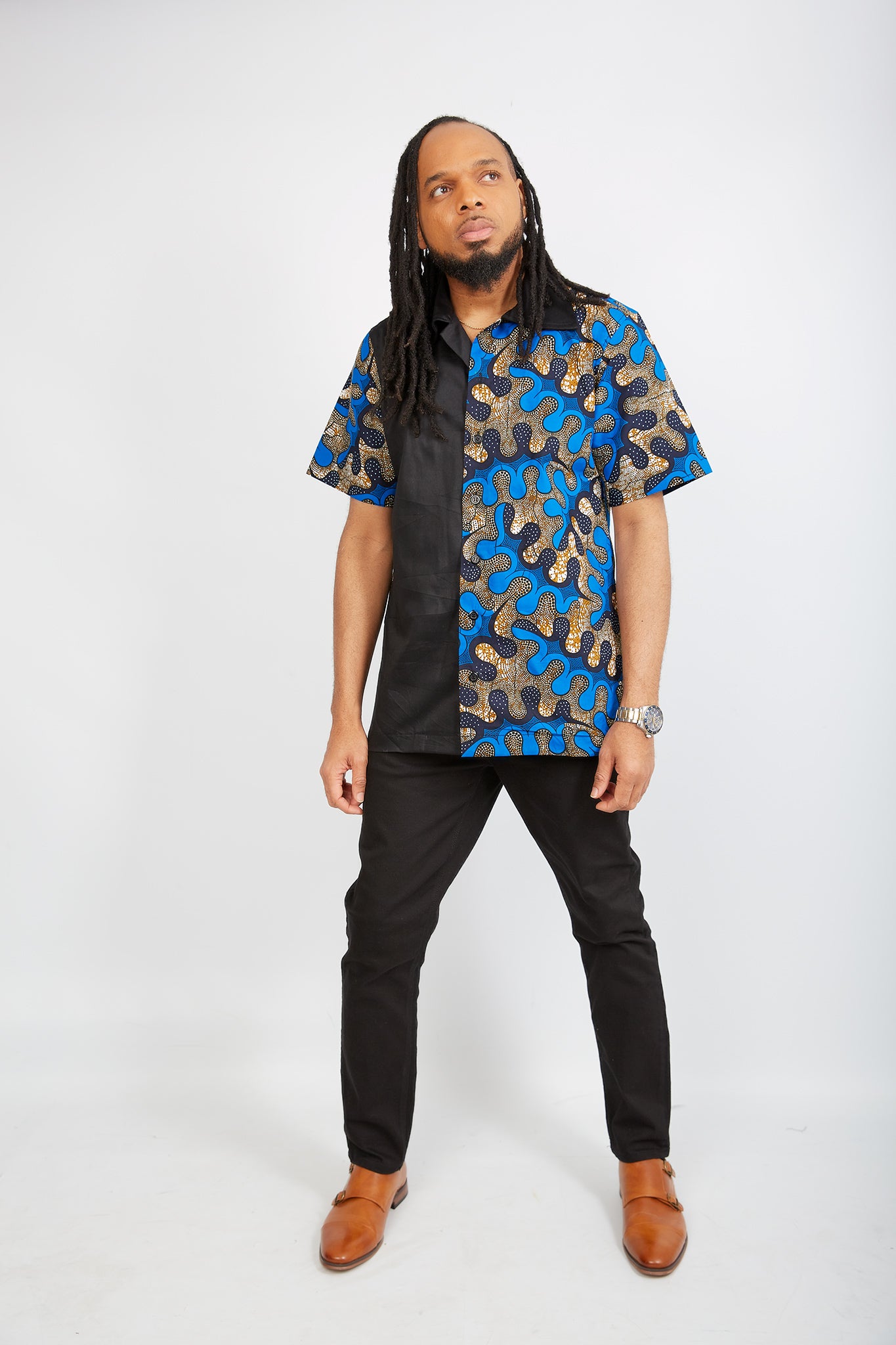 African print Shirt for Men | African Ankara Sweatshirt | African Clothing for Men | African print long sleeve shirt | Modern African Clothing for men | African shirt | Tribal pattern shirt for men | Ankara shirt | African print shorts | African print clothing UK | African print apparel | African Print clothing online | Trendy African clothing store | Buy African outfits for men | Matching African Print outfits | 2 pcs African print clothing