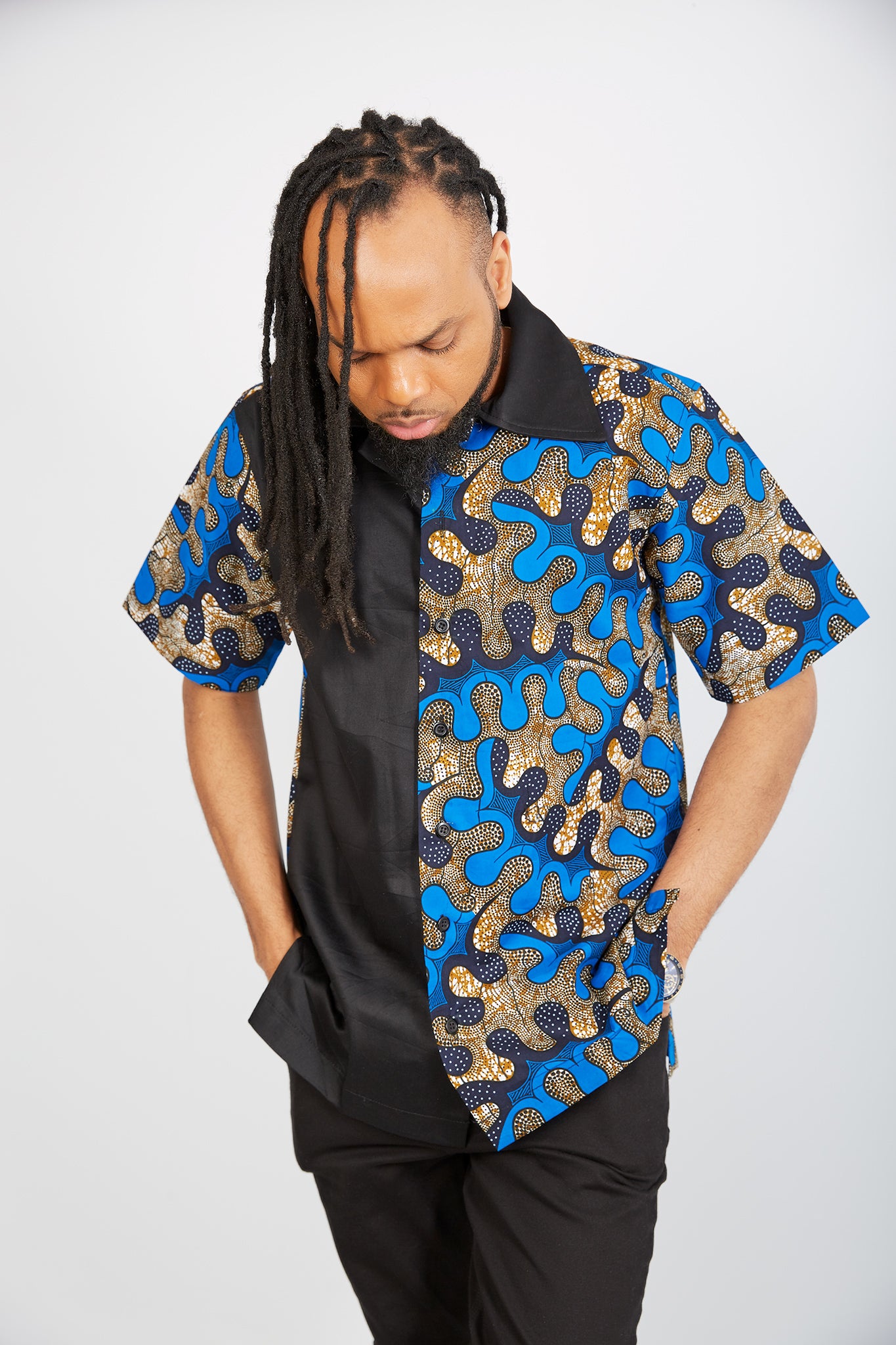 African print Shirt for Men | African Ankara Sweatshirt | African Clothing for Men | African print long sleeve shirt | Modern African Clothing for men | African shirt | Tribal pattern shirt for men | Ankara shirt | African print shorts | African print clothing UK | African print apparel | African Print clothing online | Trendy African clothing store | Buy African outfits for men | Matching African Print outfits | 2 pcs African print clothing