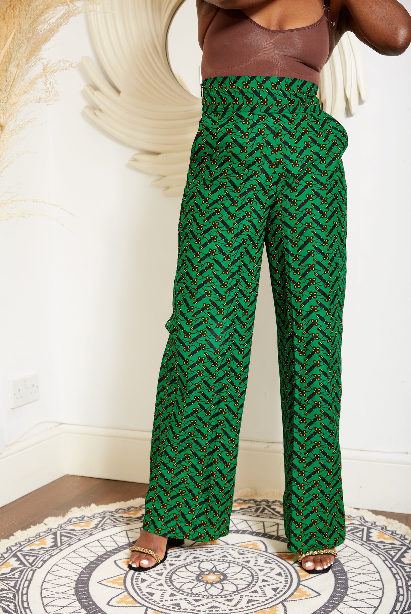 African print wide leg trousers | African print trousers UK | African print pants | African Print wide leg pants | African print clothing UK | Ready to wear African print pants | African Trouser styles | African clothing | African outfit | Ankara print  Trousers | Ankara pants for Women | Ankara Styles Trousers for ladies | African pallazo Trousers | Danshiki Trousers | High waist African print wide leg pants | African high waist pants| African loose fit Trousers | African print Trousers