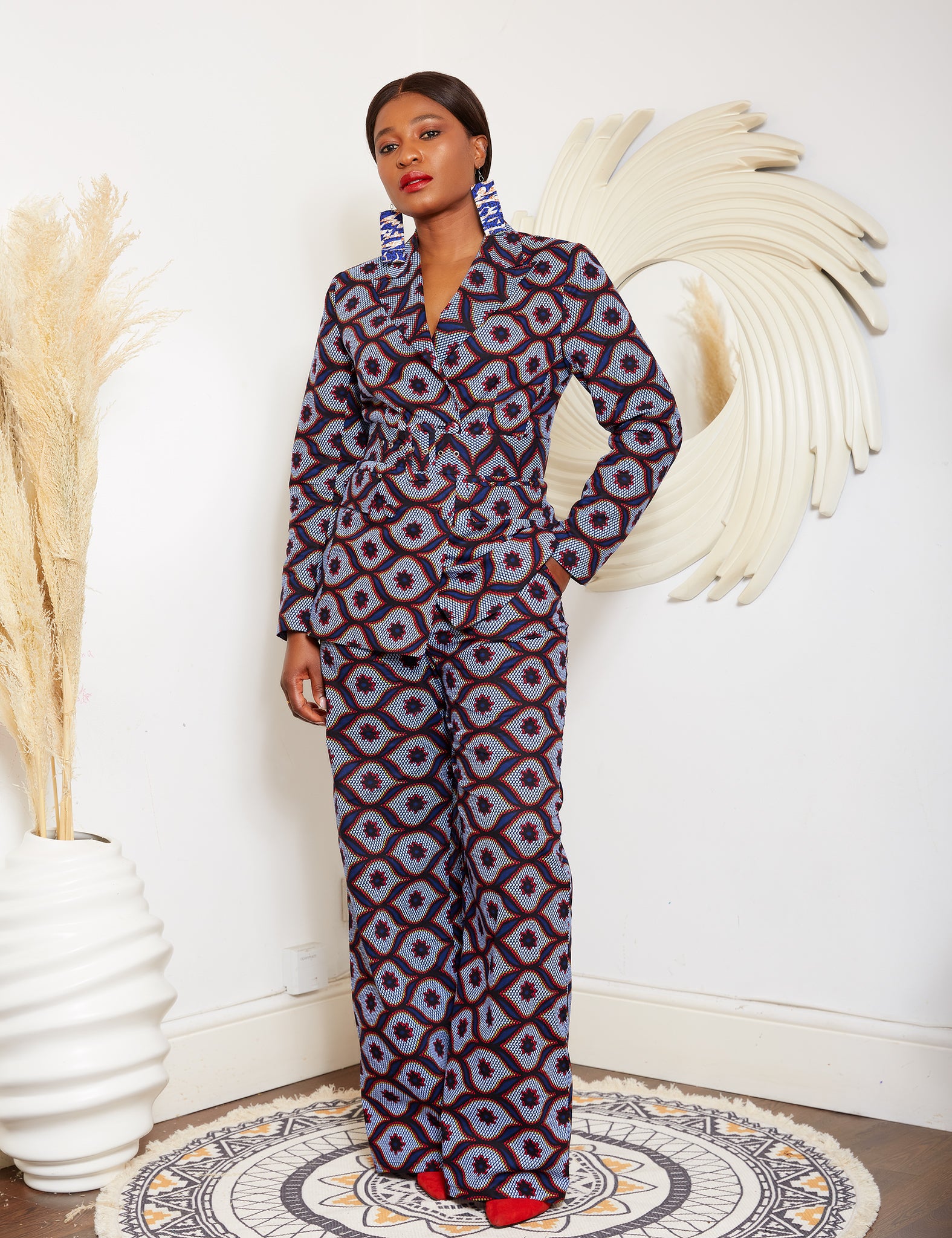 African Print Blazer | African print Jacket | African print Bomber Jacket | African Print Outerwear | Fall Fashion for African women | sustainable African Fashion | recycled African print clothing | Ethically sourced fashion | ethically sourced clothing | handmade clothing | African clothing for women | Ankara jacket | Tribal prints kimono | Floral African print clothing | Cotton Blazer | African print workwear | African clothing UK | Black-owned fashion brand | UK Based African Fashion Brand