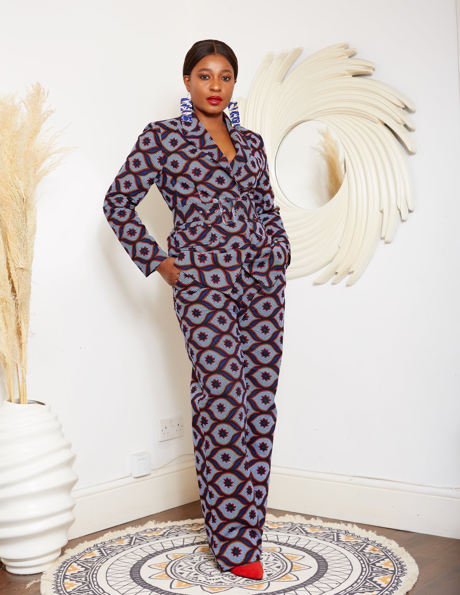 African Print Blazer | African print Jacket | African print Bomber Jacket | African Print Outerwear | Fall Fashion for African women | sustainable African Fashion | recycled African print clothing | Ethically sourced fashion | ethically sourced clothing | handmade clothing | African clothing for women | Ankara jacket | Tribal prints kimono | Floral African print clothing | Cotton Blazer | African print workwear | African clothing UK | Black-owned fashion brand | UK Based African Fashion Brand