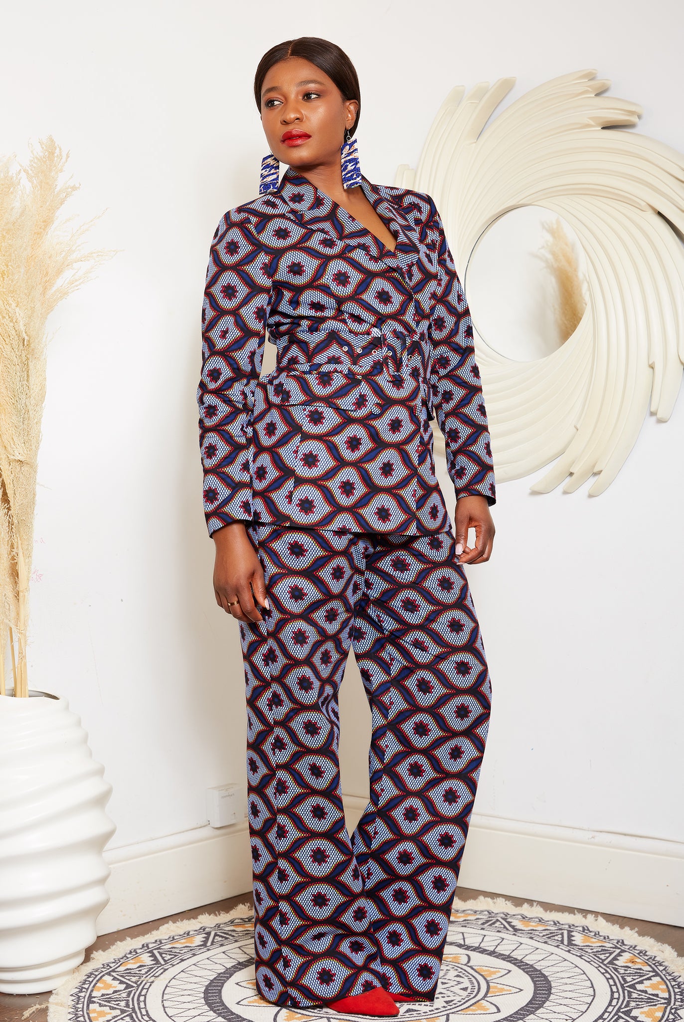 African print wide leg trousers | African print trousers UK | African print pants | African Print wide leg pants | African print clothing UK | Ready to wear African print pants | African Trouser styles | African clothing | African outfit | Ankara print  Trousers | Ankara pants for Women | Ankara Styles Trousers for ladies | African pallazo Trousers | Danshiki Trousers | High waist African print wide leg pants | African high waist pants| African loose fit Trousers | African print Trousers