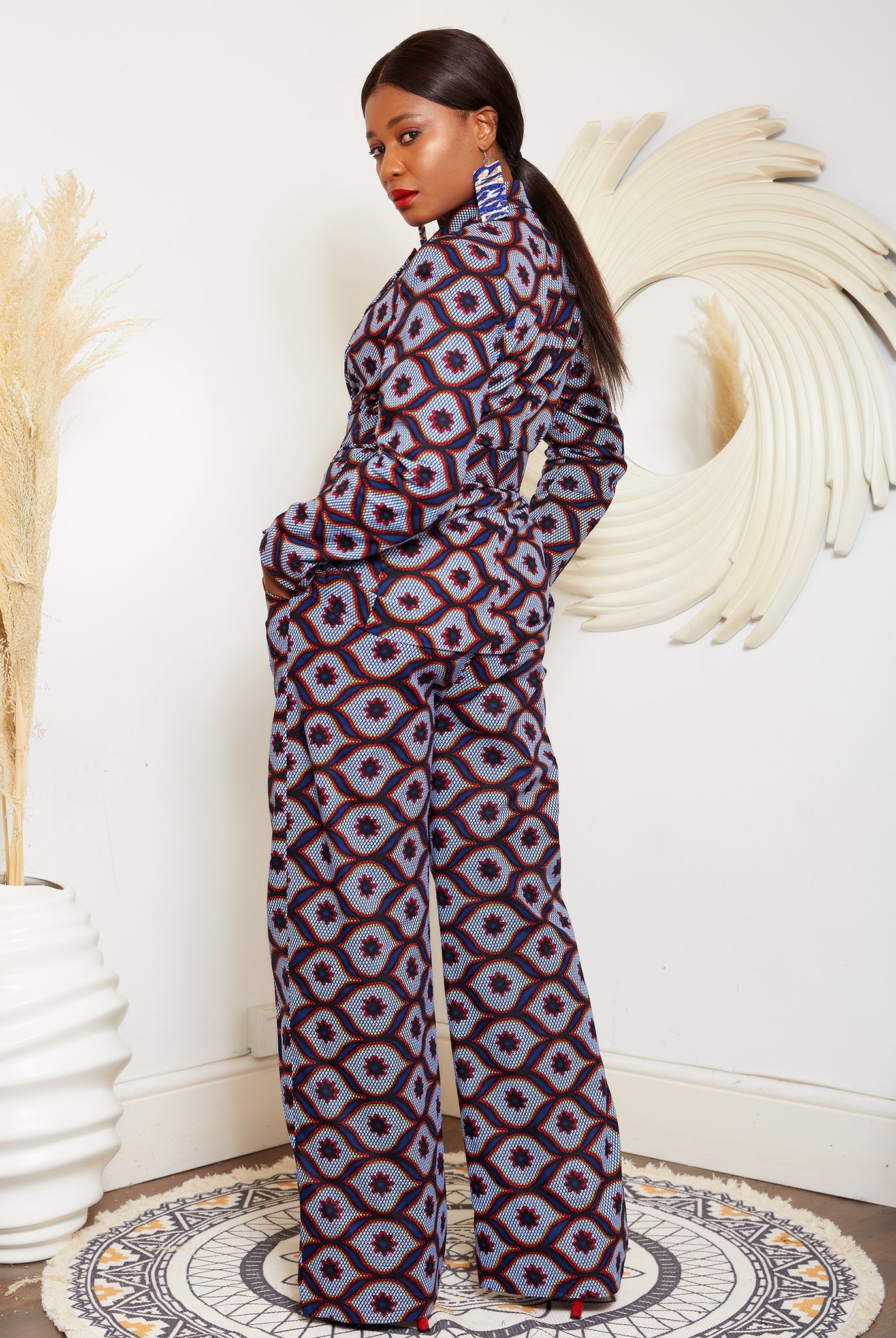 African Print Blazer | African print Jacket | African print Bomber Jacket | African Print Outerwear | Fall Fashion for African women | sustainable African Fashion | recycled African print clothing | Ethically sourced fashion | ethically sourced clothing | handmade clothing | African clothing for women | Ankara jacket | Tribal prints kimono | Floral African print clothing | Cotton Blazer | African print workwear | African clothing UK | Black-owned fashion brand | UK Based African Fashion Brand