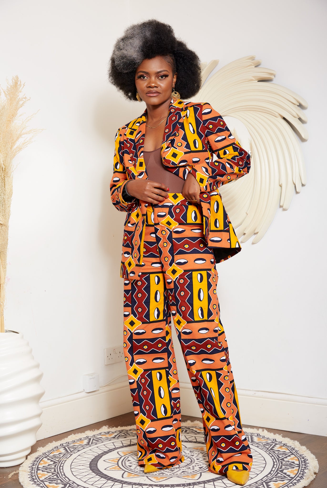 African print wide leg trousers | African print trousers UK | African print pants | African Print wide leg pants | African print clothing UK | Ready to wear African print pants | African Trouser styles | African clothing | African outfit | Ankara print  Trousers | Ankara pants for Women | Ankara Styles Trousers for ladies | African pallazo Trousers | Danshiki Trousers | High waist African print wide leg pants | African high waist pants| African loose fit Trousers | African print Trousers