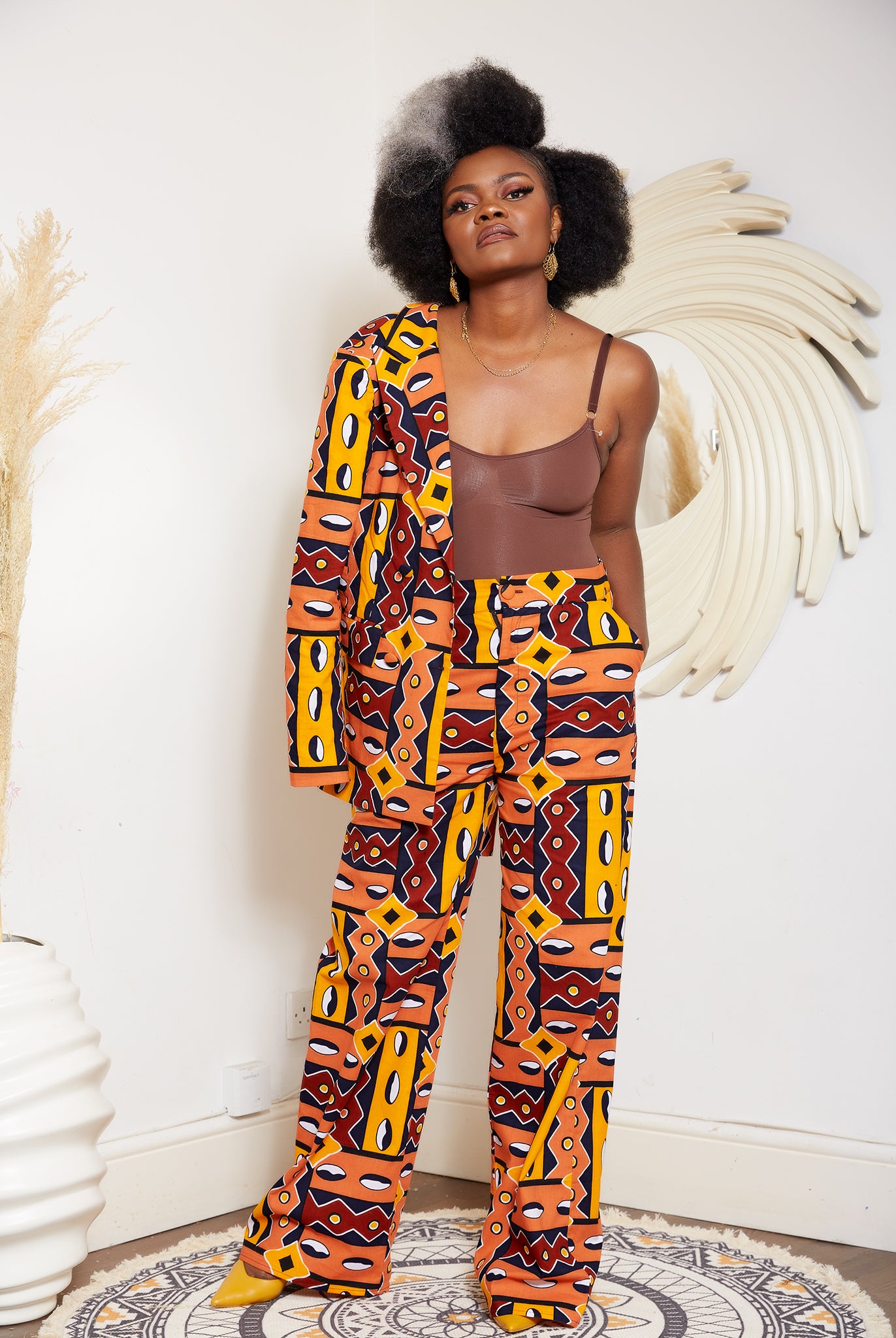 African print wide leg trousers | African print trousers UK | African print pants | African Print wide leg pants | African print clothing UK | Ready to wear African print pants | African Trouser styles | African clothing | African outfit | Ankara print  Trousers | Ankara pants for Women | Ankara Styles Trousers for ladies | African pallazo Trousers | Danshiki Trousers | High waist African print wide leg pants | African high waist pants| African loose fit Trousers | African print Trousers