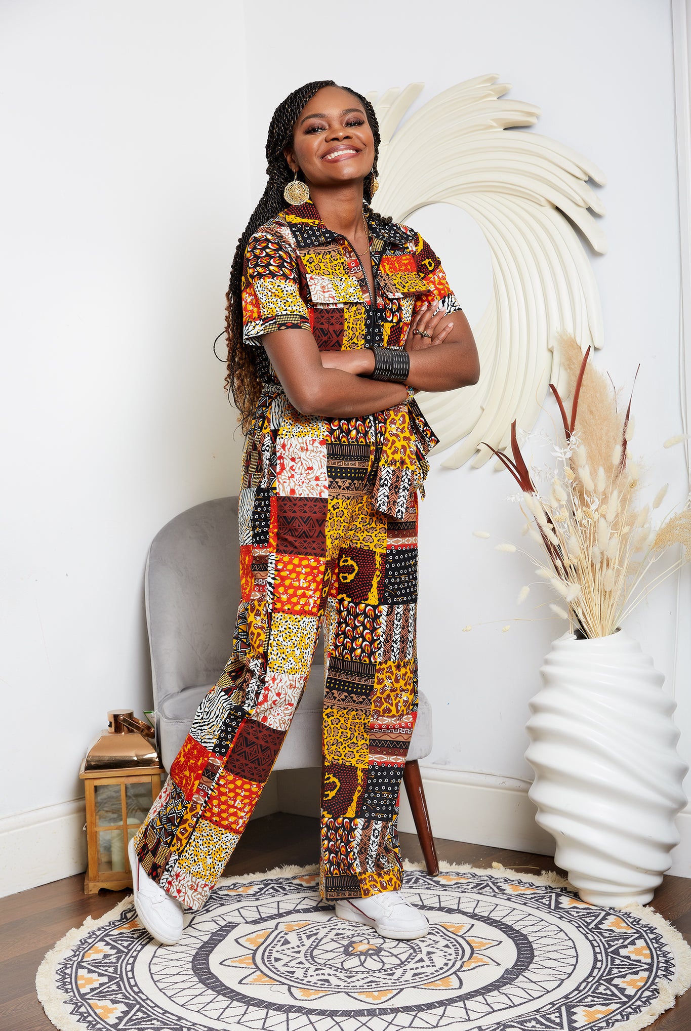 African Print Romper suit | African print Playsuit | African print Onesies | African Print Outerwear | Fall Fashion for African women | sustainable African Fashion | recycled African print clothing | Ethically sourced fashion | ethically sourced clothing | handmade clothing | African clothing for women | Ankara jacket | Tribal prints kimono | Floral African print clothing | Cotton Blazer | African print workwear | African clothing UK | Black-owned fashion brand | UK Based African Fashion Brand