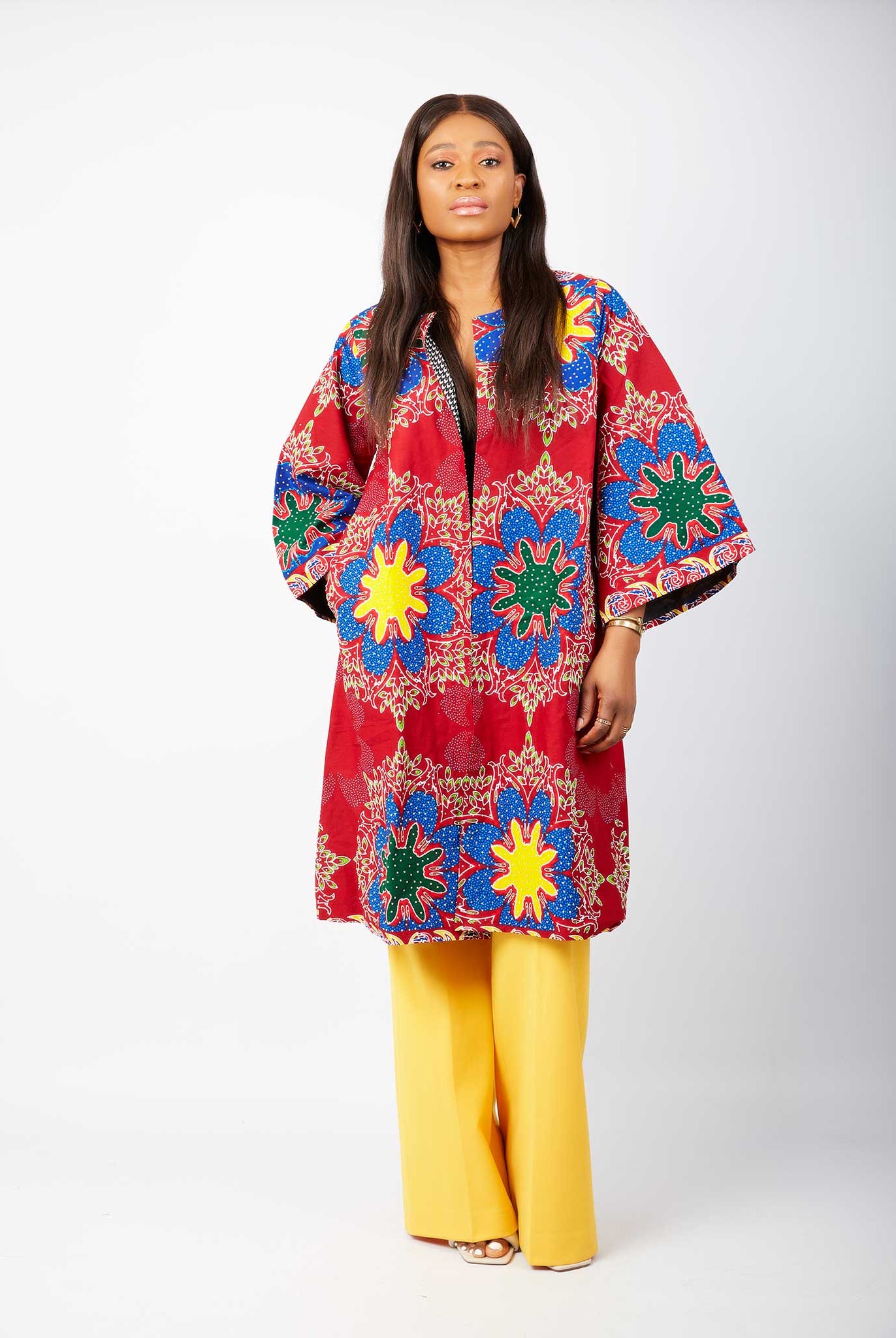 African print Jacket | African print Kimono | Embellished African Jacket | Sequin Jacket for Special occasion