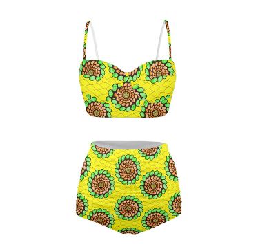 carnival outfit | African festival outfit | festival costume | Trendy African print swimwear | 2pc Swimwear made with kente prints | Ankara swimsuit for women | ethnic swim suits | tribal beachwear | Tribal swimwear | bathing suit made with African print kente | swimsuit handmade with kente african print | ethnic swimming costume | African print swimming costume