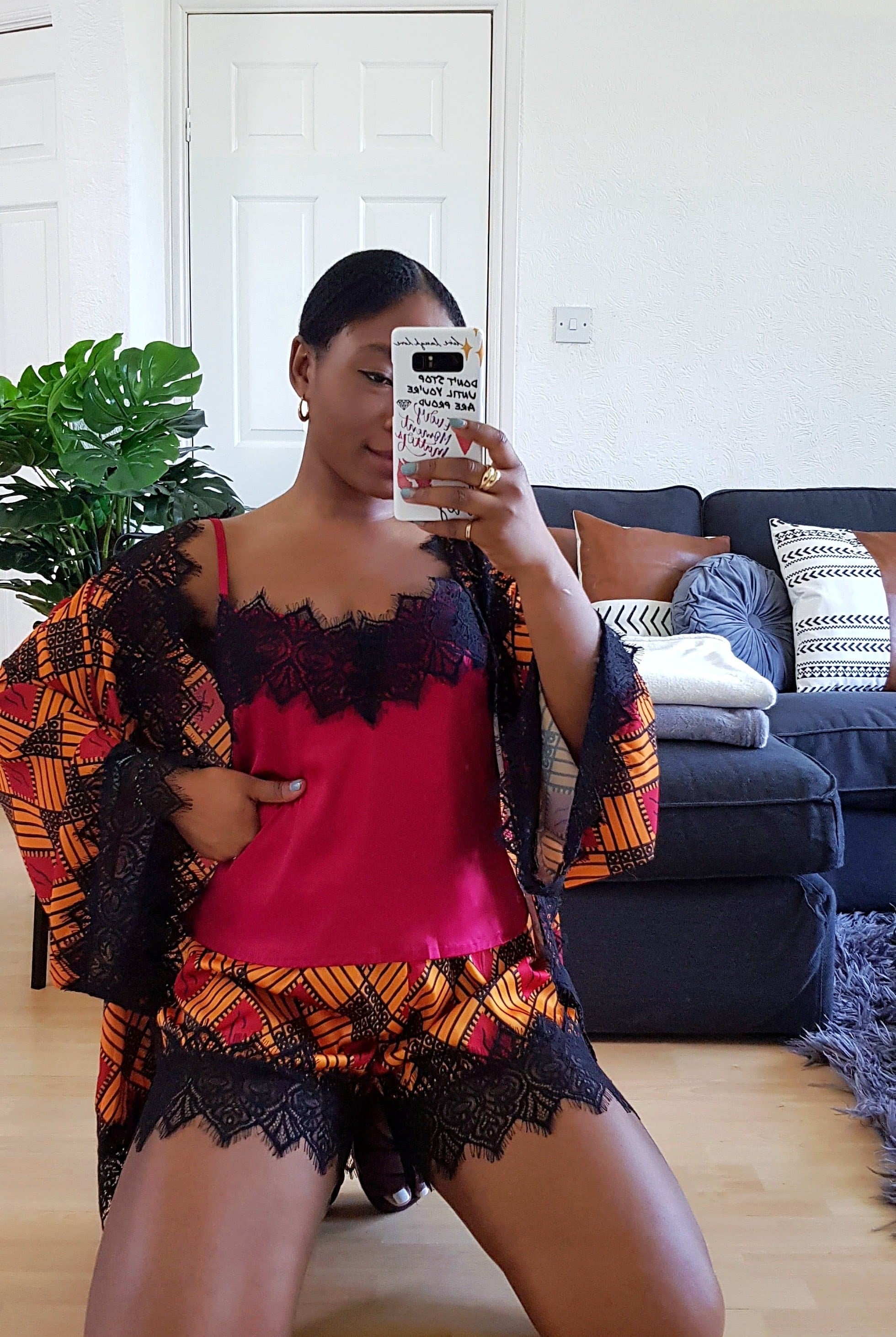 African sleepwear | African print Sleepwear | African print nightwear | African Print Pyjamas | Sleepwear for African women | sustainable nightwears | recycled nightwear | Ethically sourced fashion | ethically sourced clothing | handmade clothing | African clothing for women | Silk nightwear | Tribal prints | ethnic patterns | silk sleepwear | Sleepwear | African clothing UK | Black-owned fashion