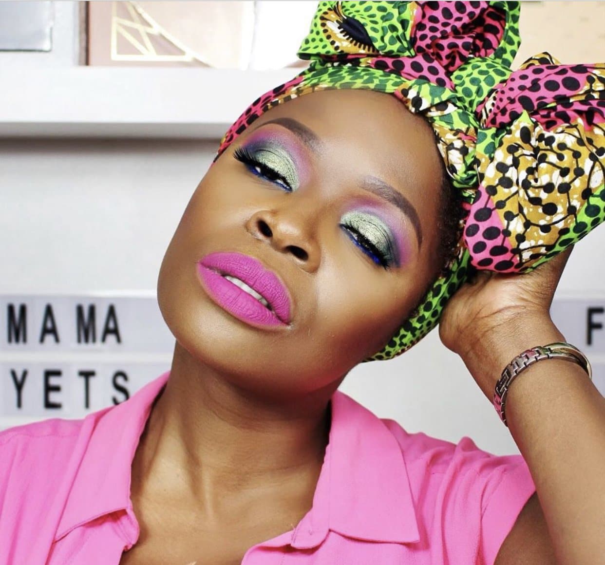 African Print Head wrap - Wande - African Clothing from CUMO LONDON