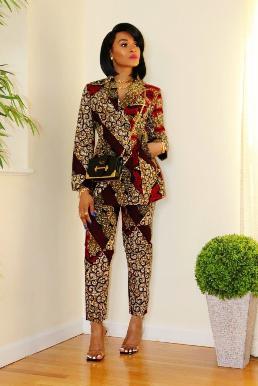 African Print Blazer | African print Jacket | African print Bomber Jacket | African Print Outerwear | Fall Fashion for African women | sustainable African Fashion | recycled African print clothing | Ethically sourced fashion | ethically sourced clothing | handmade clothing | African clothing for women | Ankara jacket | Tribal prints kimono | Floral African print clothing | Cotton Blazer | African print workwear | African clothing UK | Black-owned fashion brand | UK Based African Fashion Brand