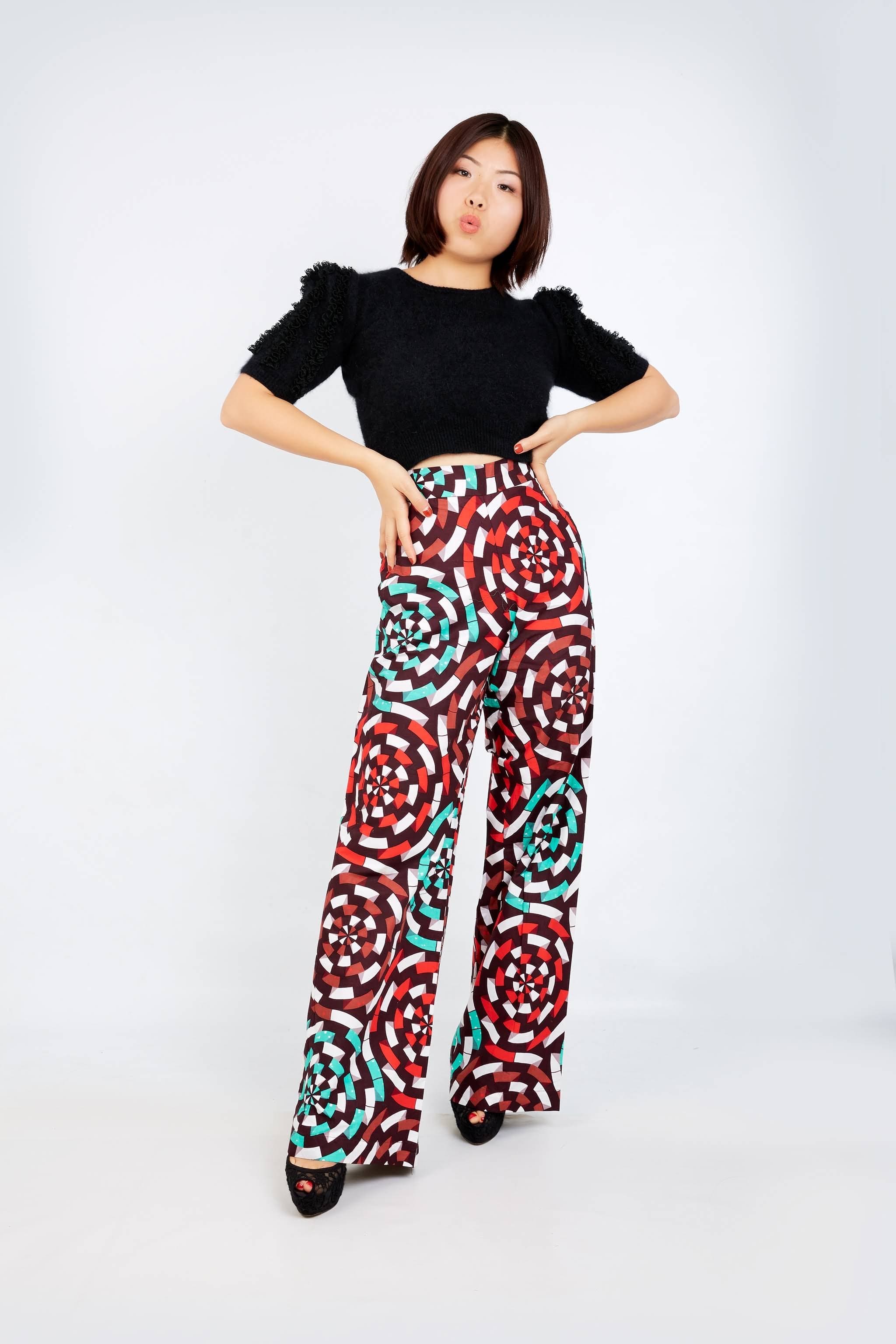 African Print Ankara Trousers - African Clothing from CUMO LONDON