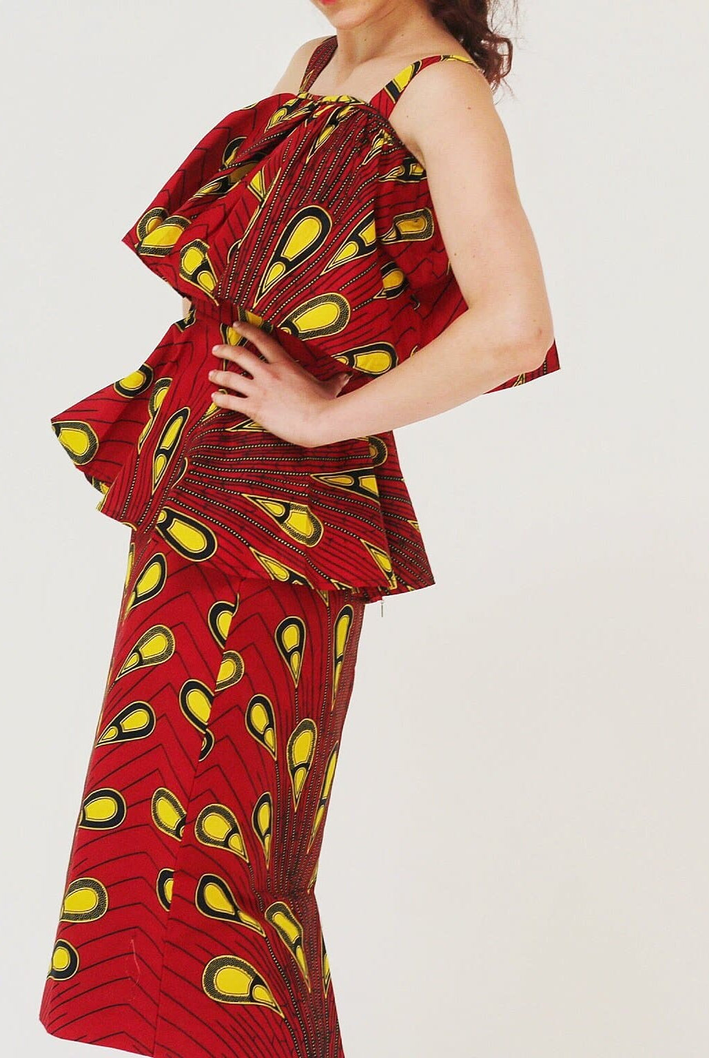 African Print Ankara batik Pencil skirts - African Clothing from CUMO LONDON