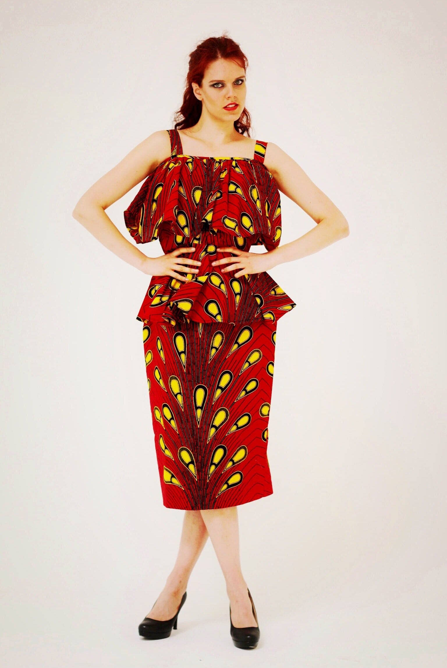 African Print Ankara batik Pencil skirts - African Clothing from CUMO LONDON