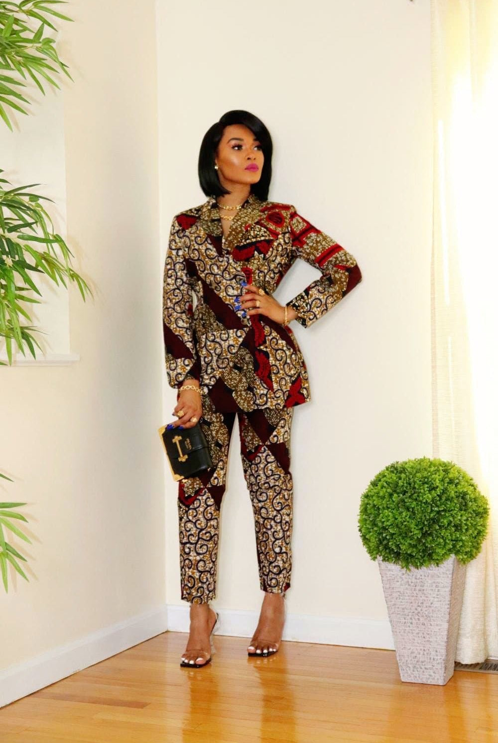 African Print Blazer | African print Jacket | African print Bomber Jacket | African Print Outerwear | Fall Fashion for African women | sustainable African Fashion | recycled African print clothing | Ethically sourced fashion | ethically sourced clothing | handmade clothing | African clothing for women | Ankara jacket | Tribal prints kimono | Floral African print clothing | Cotton Blazer | African print workwear | African clothing UK | Black-owned fashion brand | UK Based African Fashion Brand