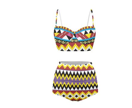 Ethnic Print Sexy Bikini Set main image 0