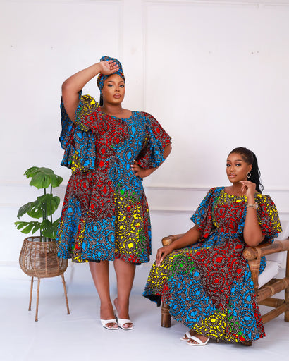 African Inspired Kaftan | African Print Boubou Dresses | CUMO London ...