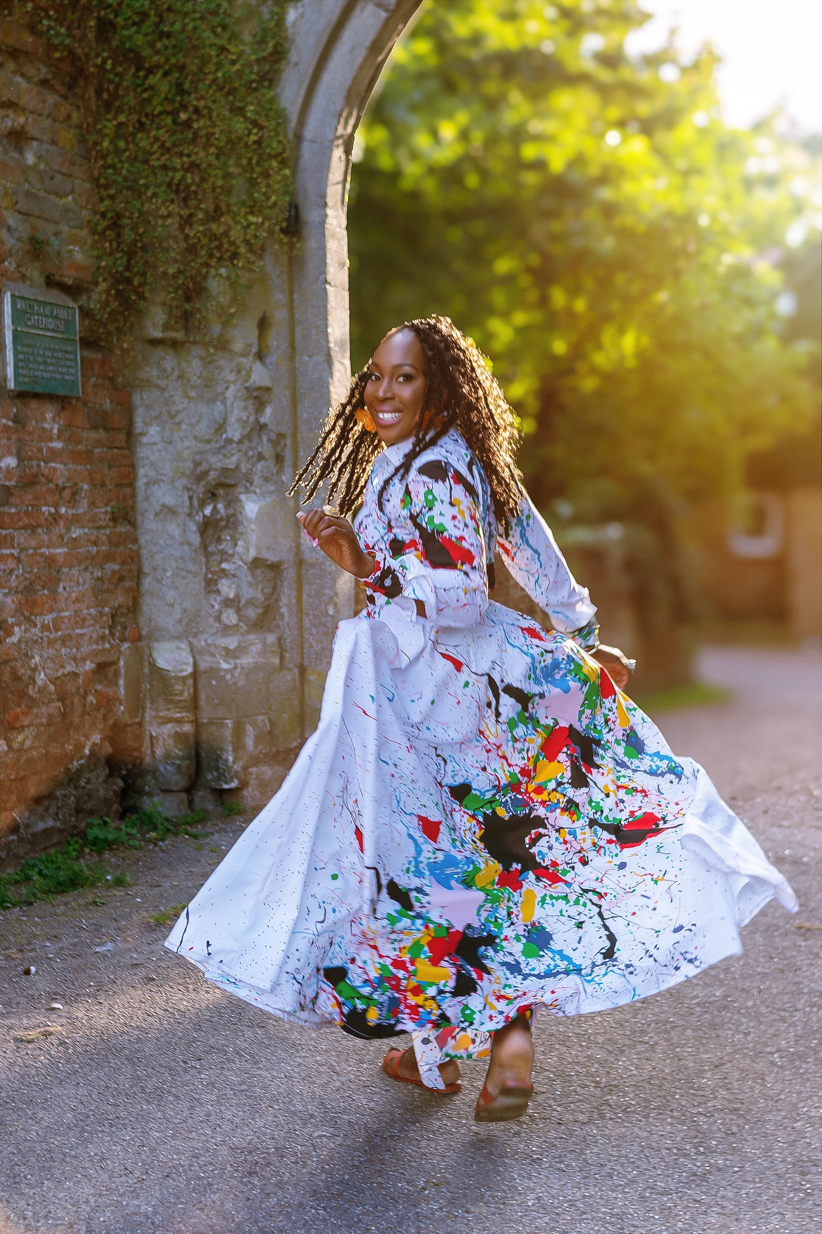 Blouse maxi dress shop
