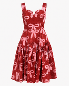 African Adire dress, African print midi dress, bow print dress, maroon midi dress, African cotton dress, sweetheart neckline dress, gathered midi dress, African fashion UK, CUMO London dress, occasion dress UK, wedding guest dress, birthday dress, feminine African dress, cotton midi dress, statement midi dress.