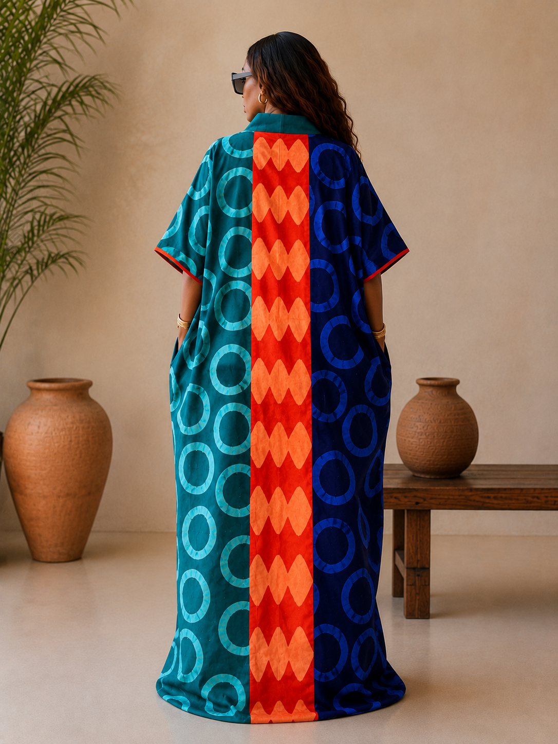 African Adire kampala dresses handmade with 100% cotton, Kampala tyed fabrics. Check out our range of African Kampala Adire dresses sustainable African Clothing handmade by local artisans in Africa. Kaftans, Boubou, Lounge wear, Bubu, comfortable boubou outfits, Plus size 