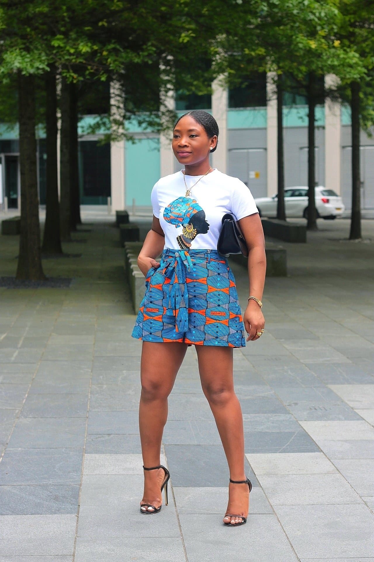 African Headwrap T Shirt for Women Shop African Apparel CUMO London CUMO LONDON