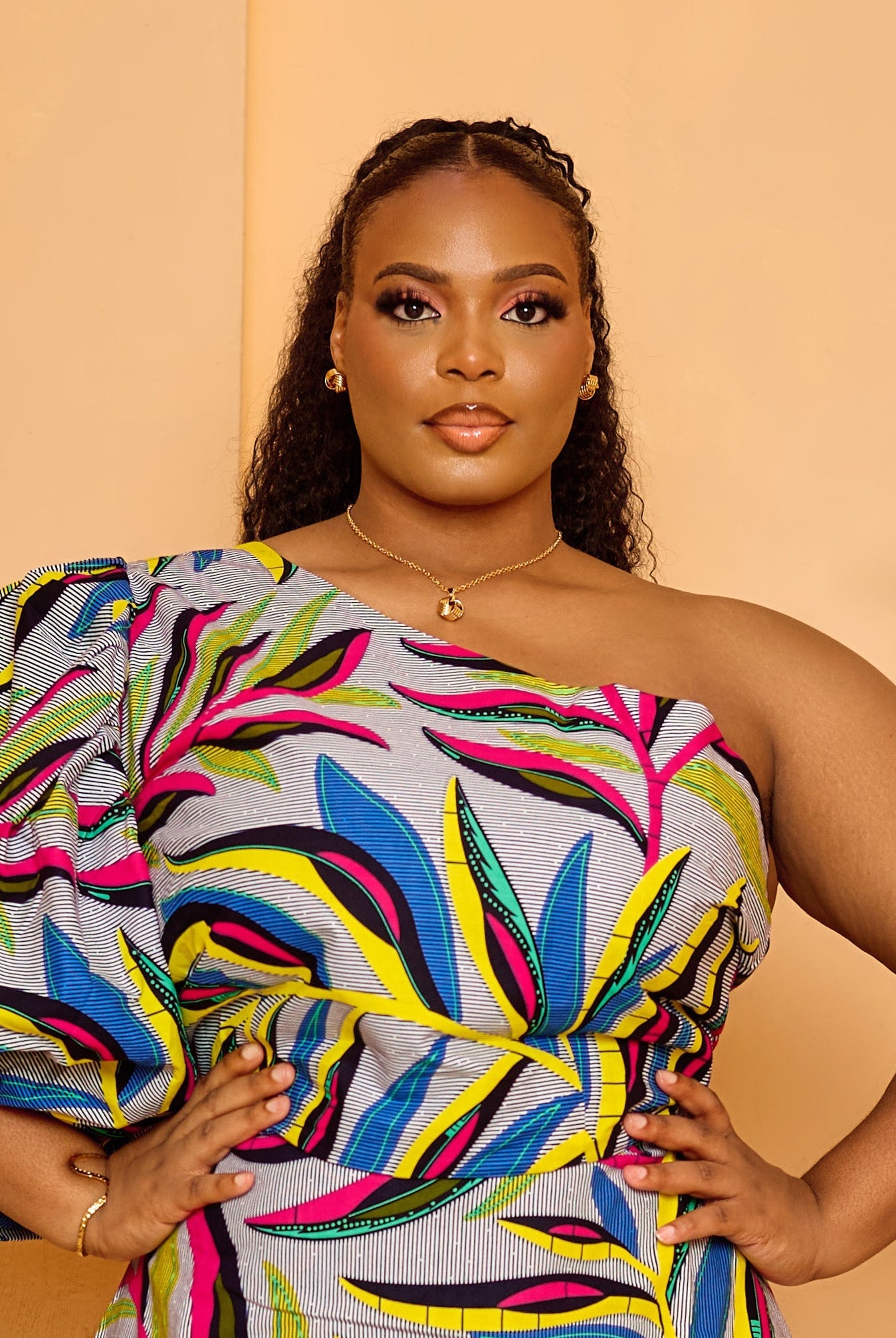 african dresses and skirts designs Modern African Print Dress Design