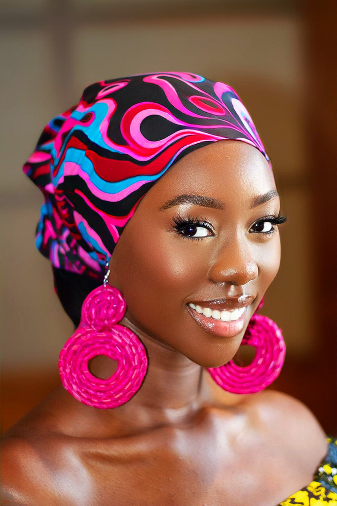 African Print headwrap| Ankara headwrap | African piece bandana | Ankara headpiece | African headband | Ankara headband | African print scarf | African scarf | Ankara cotton scarf | Ankara bandana | African headgear | African headpiece | Gele | Rattan Earring | Rattan drop earring | African style giftset | African inspired gift items | African accessories | Ankara accessories | Kente accessories |African Clothing from CUMO LONDON