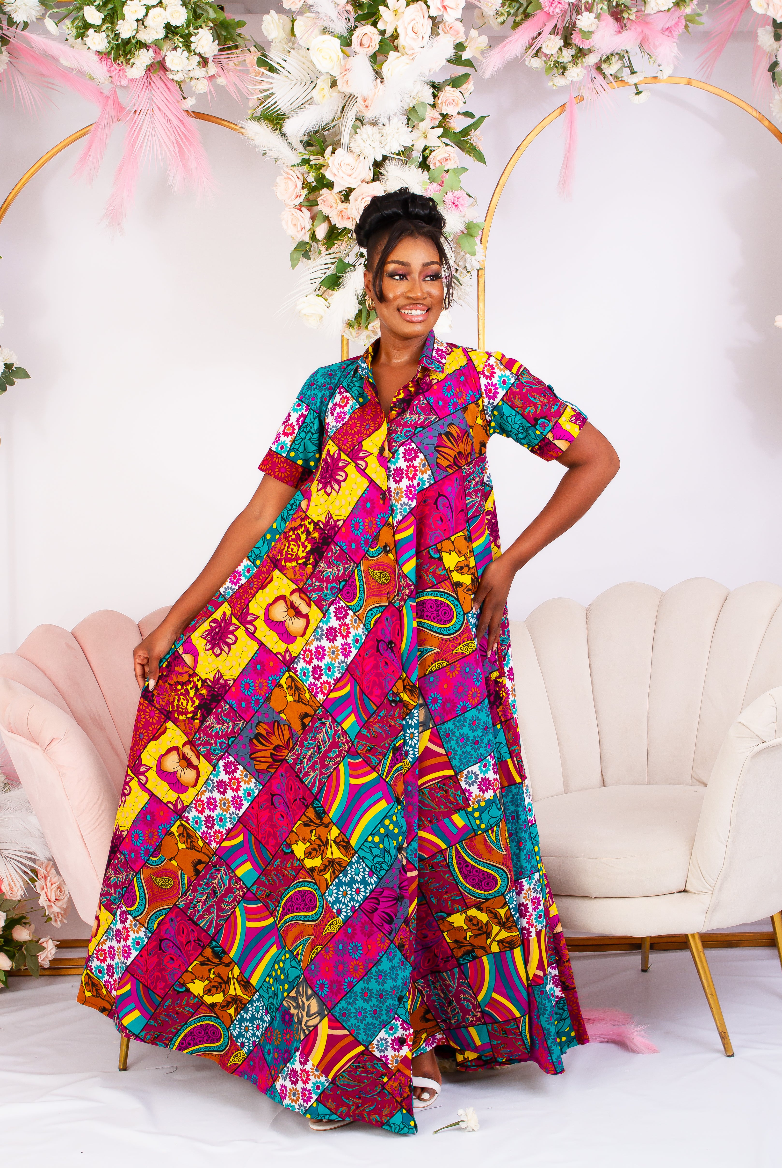 Short maxi dresses online Clearance