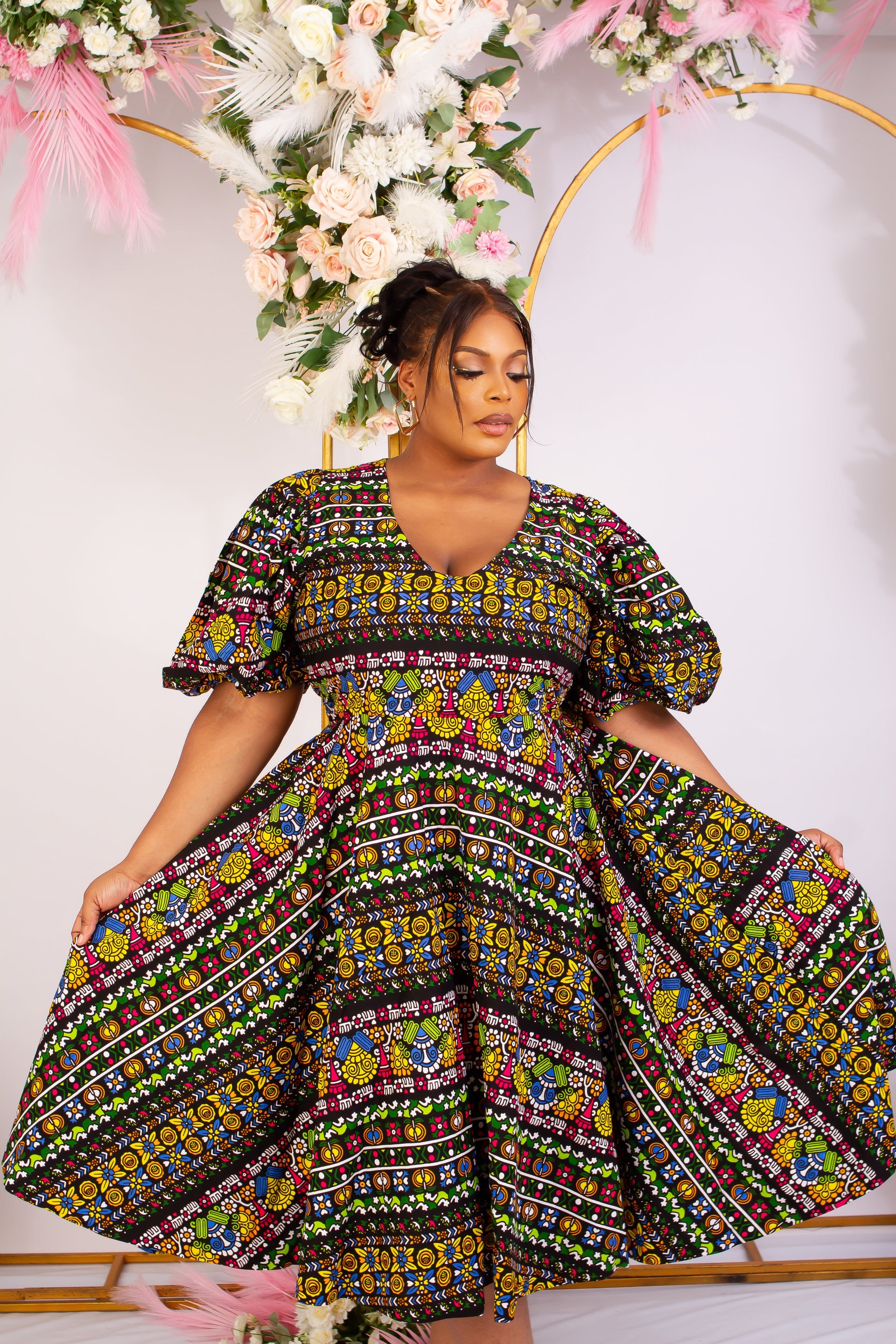 Plus Size African Print Dresses