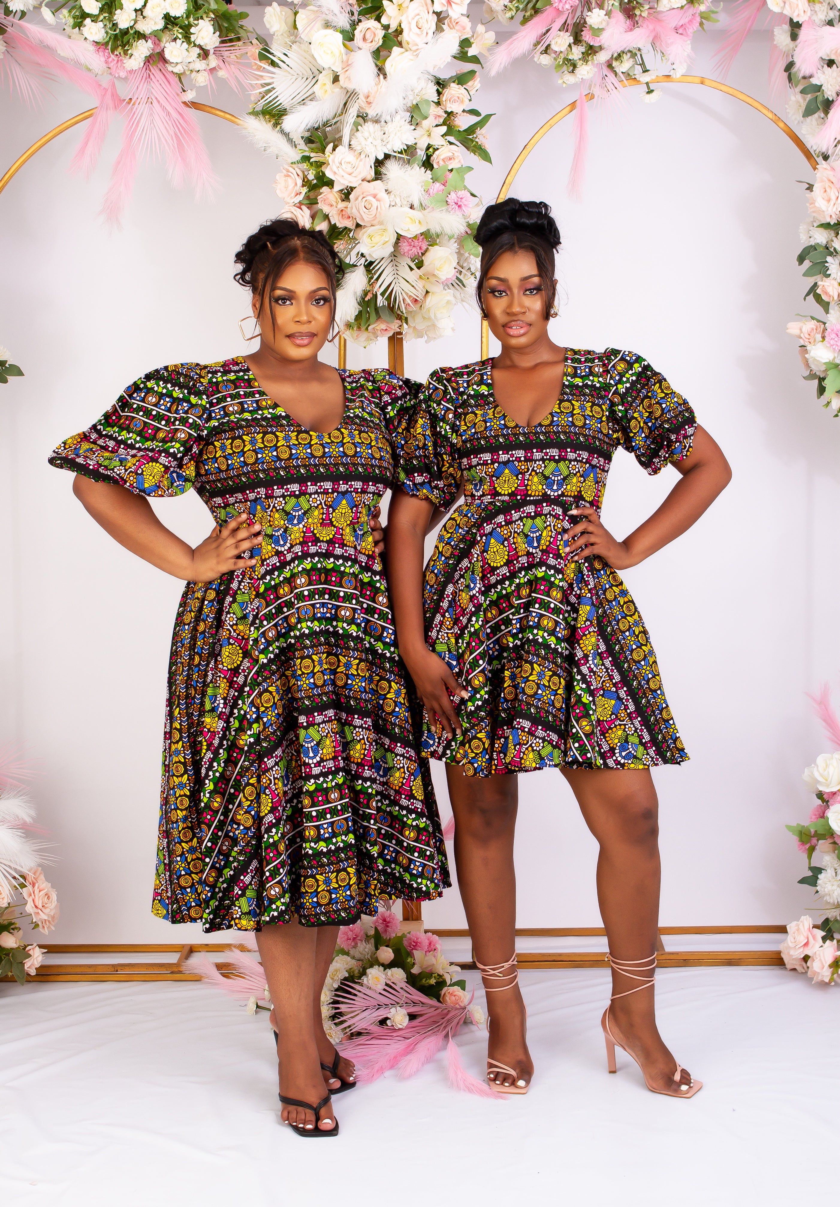 African Style Long Dress Women Classic Batik Cotton Print Kitenge Anka –  Afrinspiration