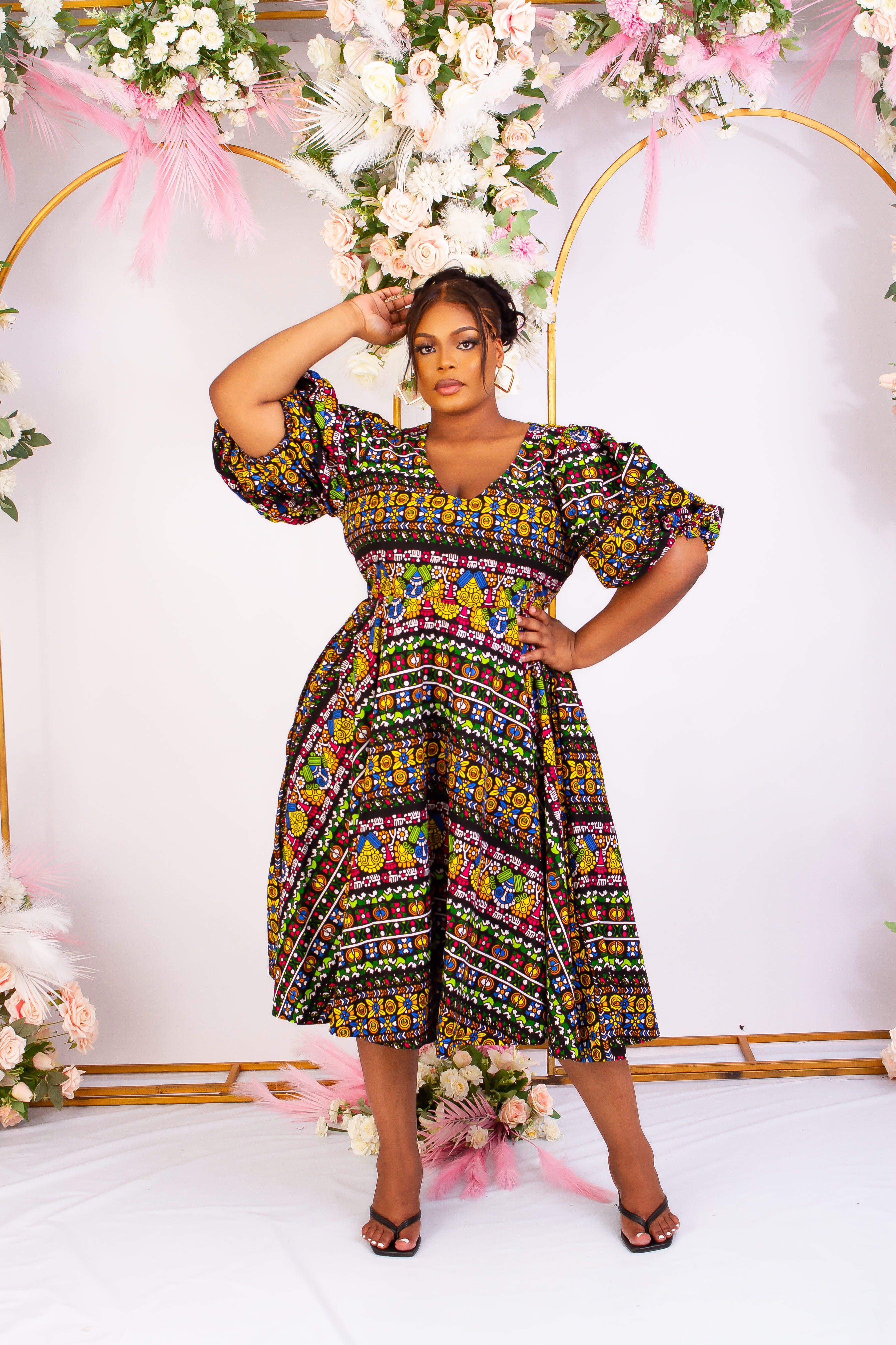 African plus store size dress designs