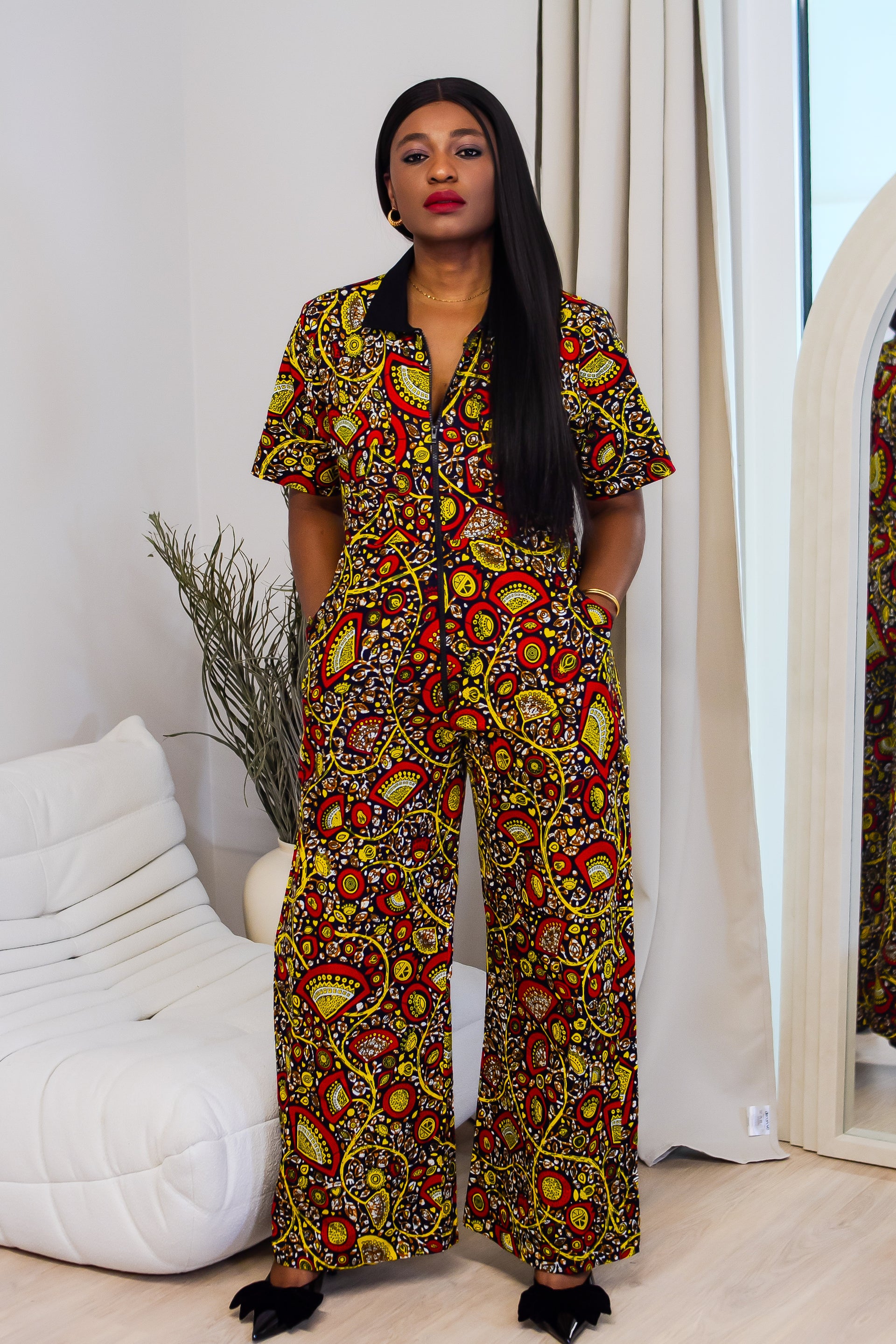 African Print Jumpsuit Ankara Romper African print Playsuit
