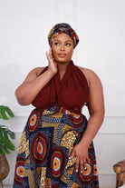 Shop Infinity African print dresses from CUMO London | Ready to wear Ankara maxi dresses | African maxi dresses for any occasion | Ankara infinity outfits | African print luxury dresses for wedding