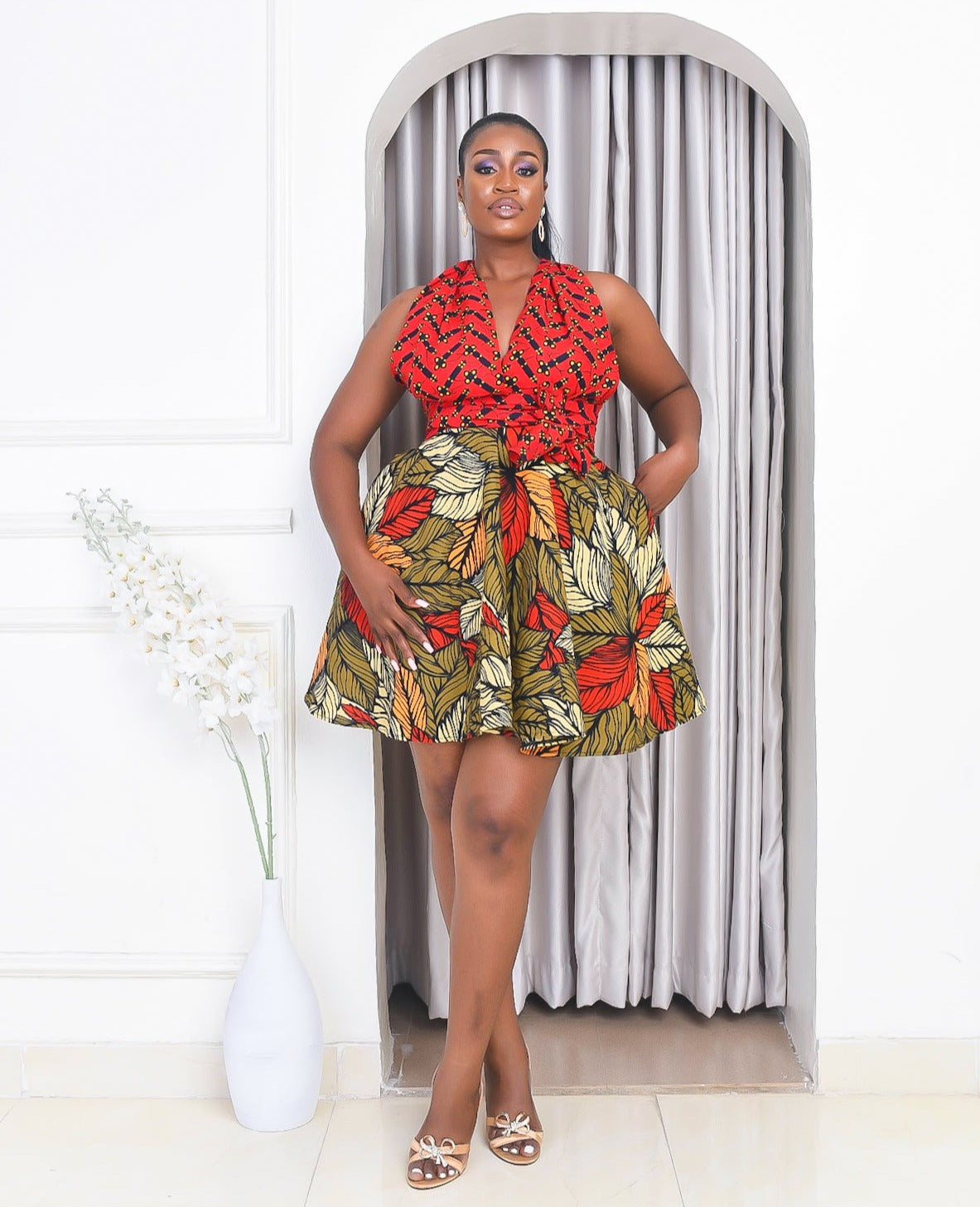 Wedding Gowns with African Print Designs - Weddings On Budget