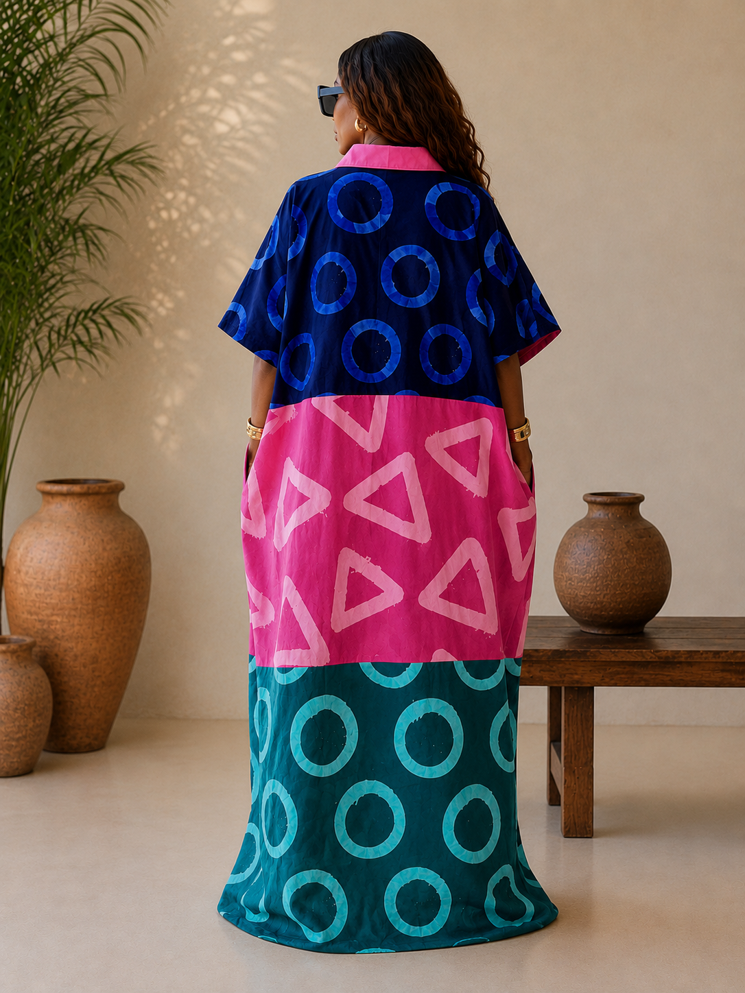 African Adire kampala dresses handmade with 100% cotton, Kampala tyed fabrics. Check out our range of African Kampala Adire dresses sustainable African Clothing handmade by local artisans in Africa. Kaftans, Boubou, Lounge wear, Bubu, comfortable boubou outfits, Plus size 