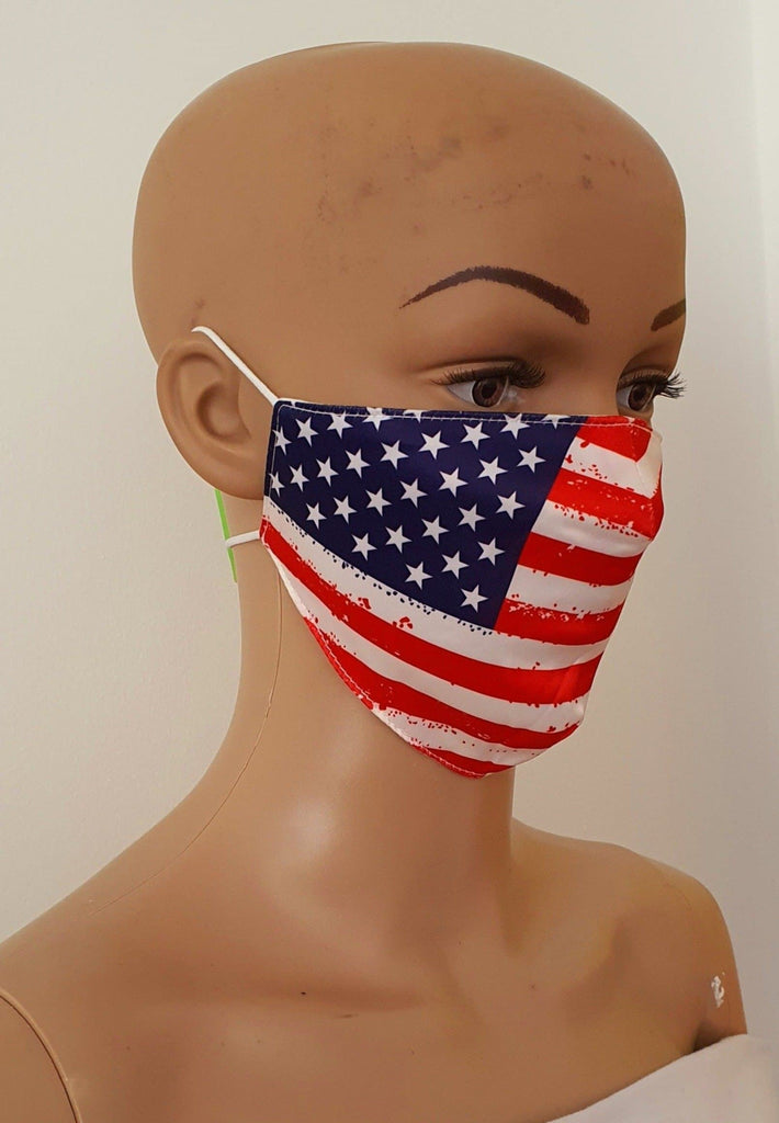 African Print Face Mask | Ankara Fabric Print Face Masks - Nneka - African Clothing from CUMO LONDON